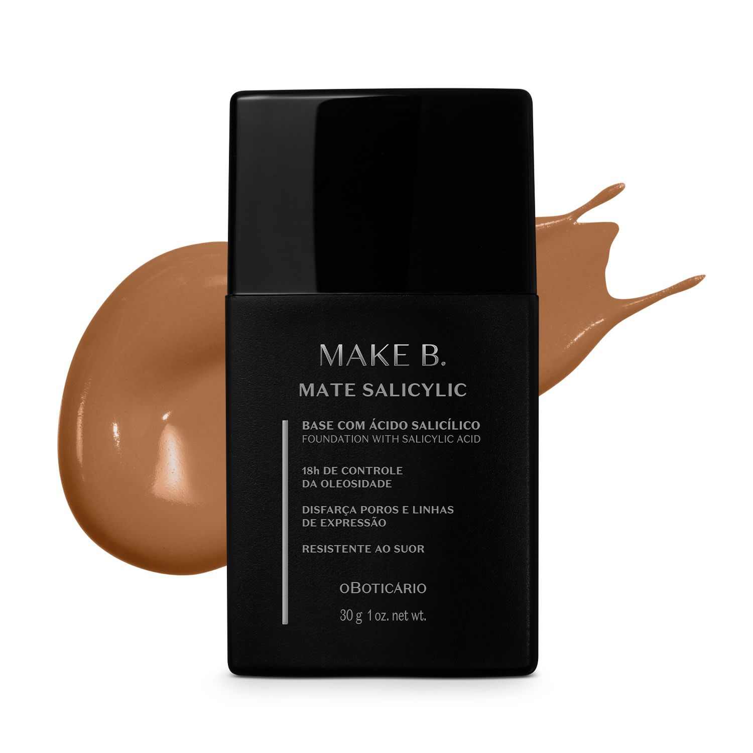 Base Líquida Cor 250 Make B. Mate Salicylic 30g > Base Líquida Cor 250 Make B. Mate Salicylic 30g