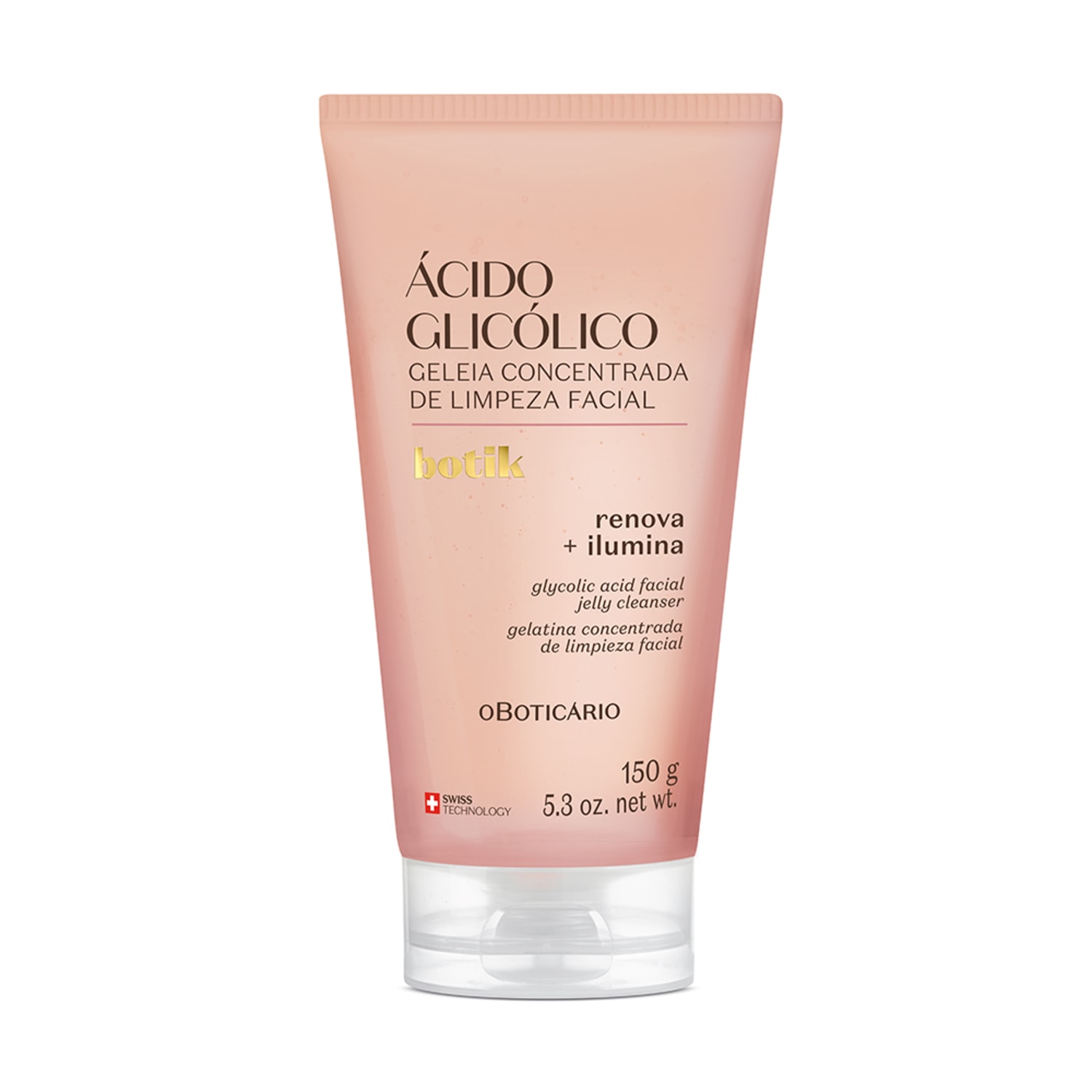 Geleia Concentrada de Limpeza Facial Ácido Glicólico Botik 150g