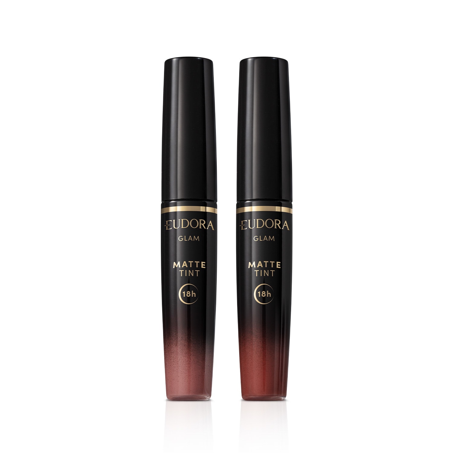Combo Batom Líquido Matte Tint: Rosé Vintage 4ml + Castanho Divino 4ml