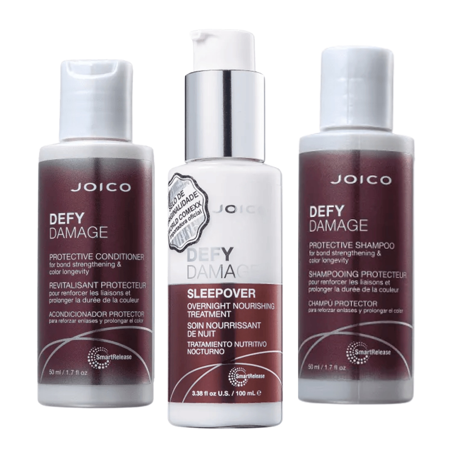 Kit Joico Defy Damage Sleepover Mini (3 Produtos)