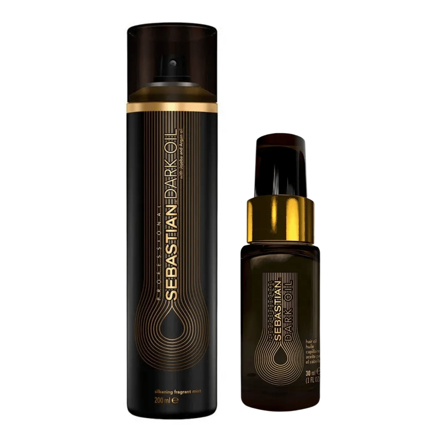 Kit Sebastian Dark Oil Óleo 30ml + Hair Mist Perfume Capilar 200ml