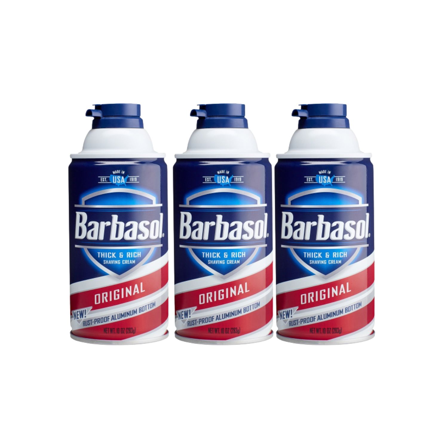 Kit Espuma de Barbear Barbasol Original - 283g (com 3 unidades)