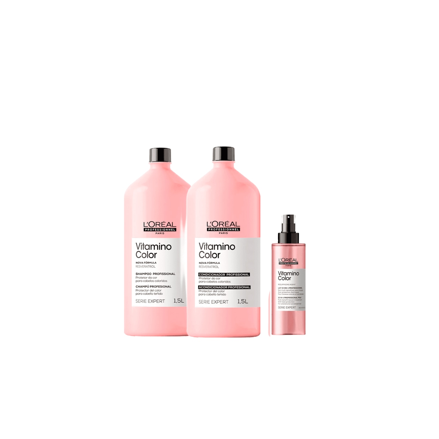 Kit L'Oréal Professionnel Serie Expert Vitamino Color Trio Salon (3 Produtos)
