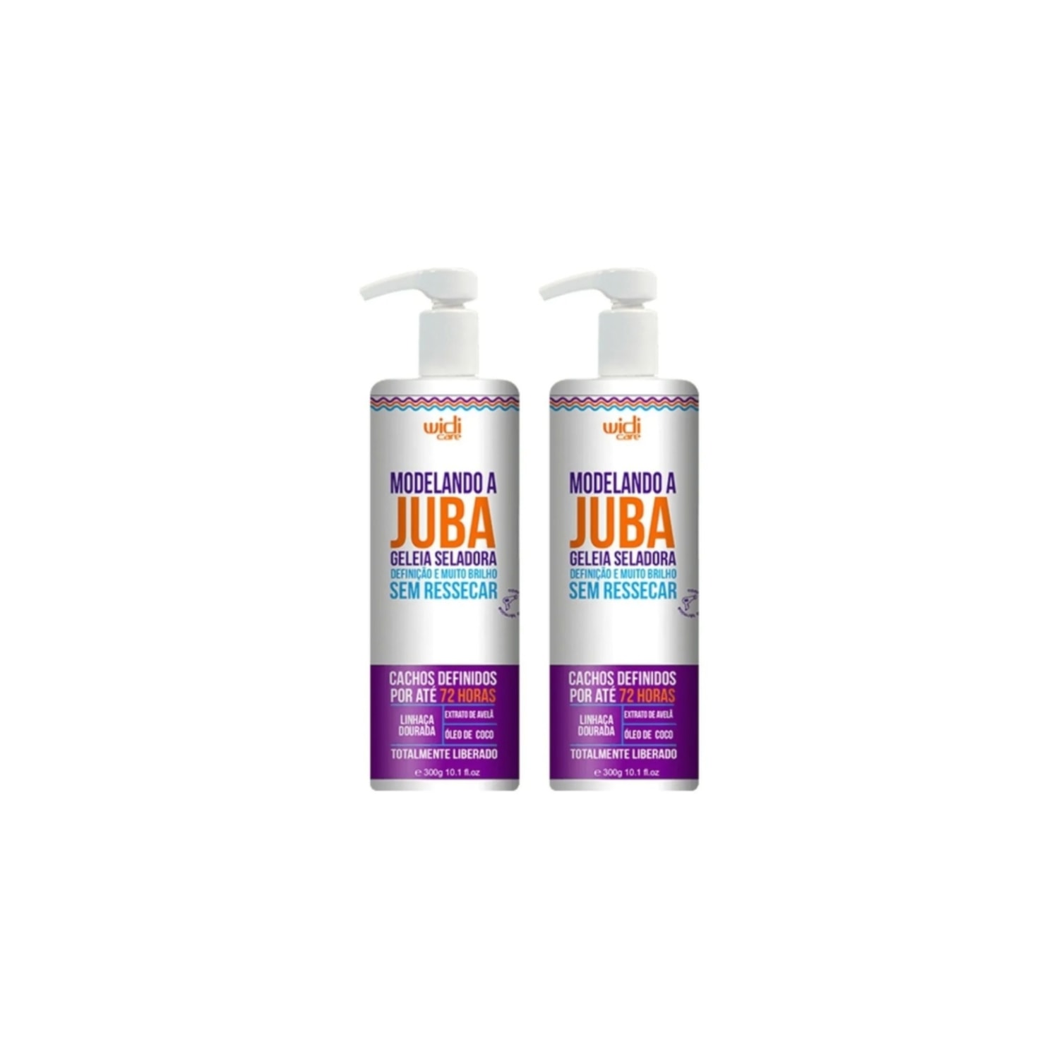 Kit Widi Care Modelando a Juba Geleia Seladora 2 Unidades