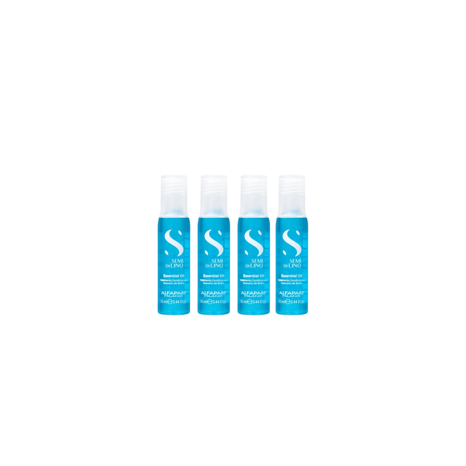 Kit 4 Ampolas Alfaparf Semi Di Lino Essential Oil - 13ml