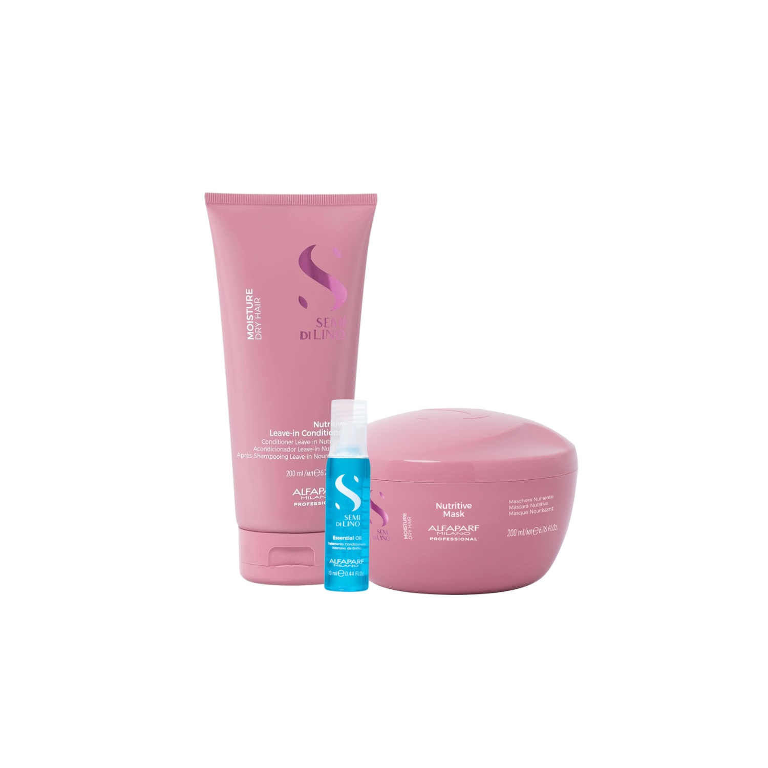 Kit Moisture Máscara, Condicionador e Ampola - Alfaparf
