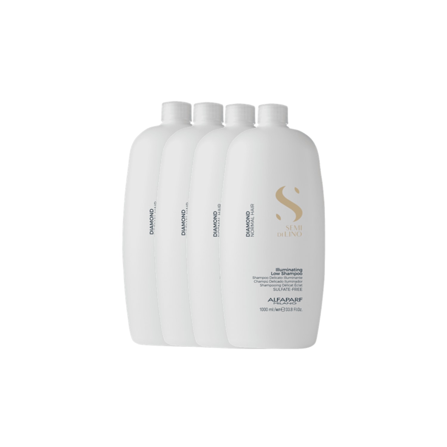 Kit 4 Shampoo Alfaparf Diamond Illuminating – 1L