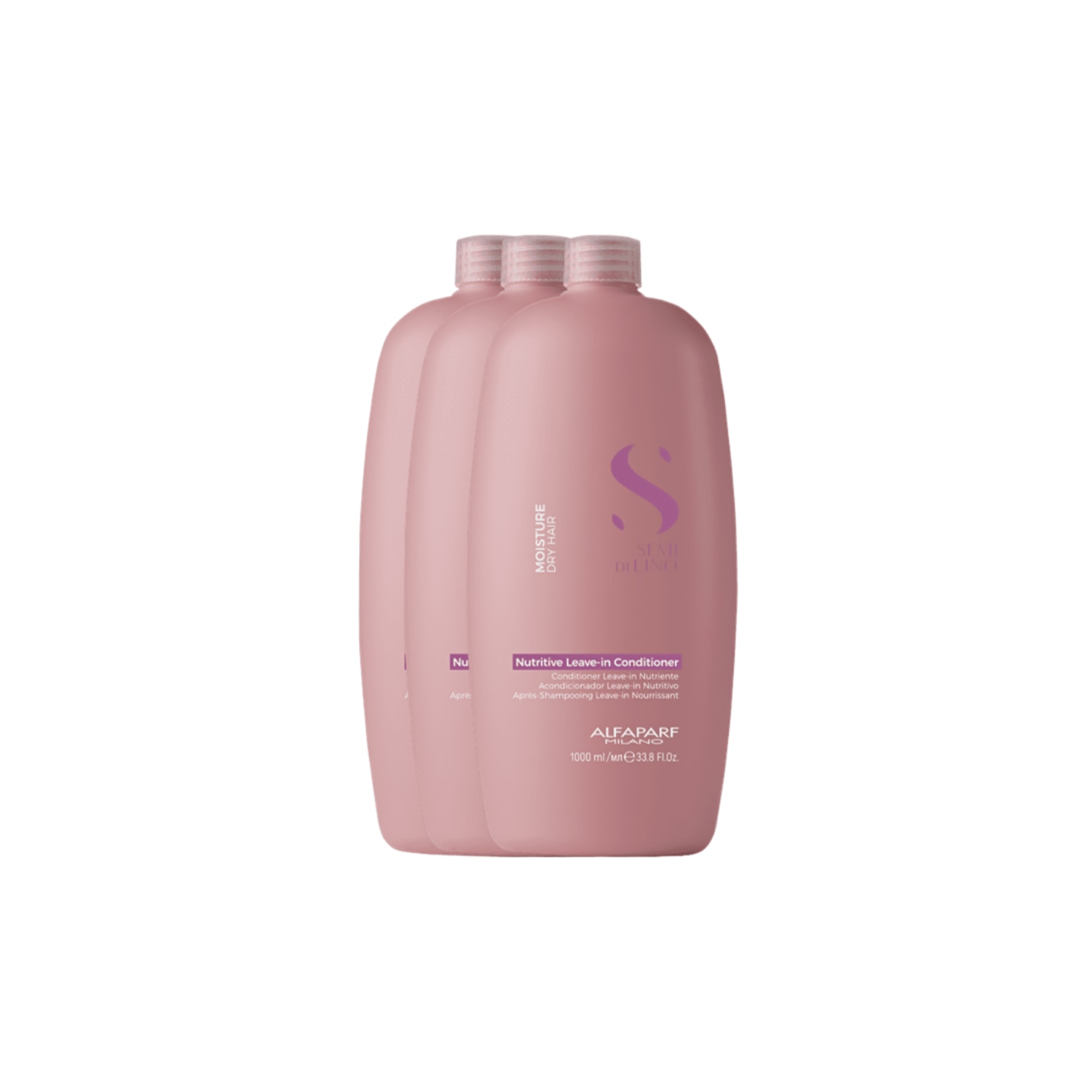 Kit 3 Leave-in Condicionador Moisture 1L - Alfaparf