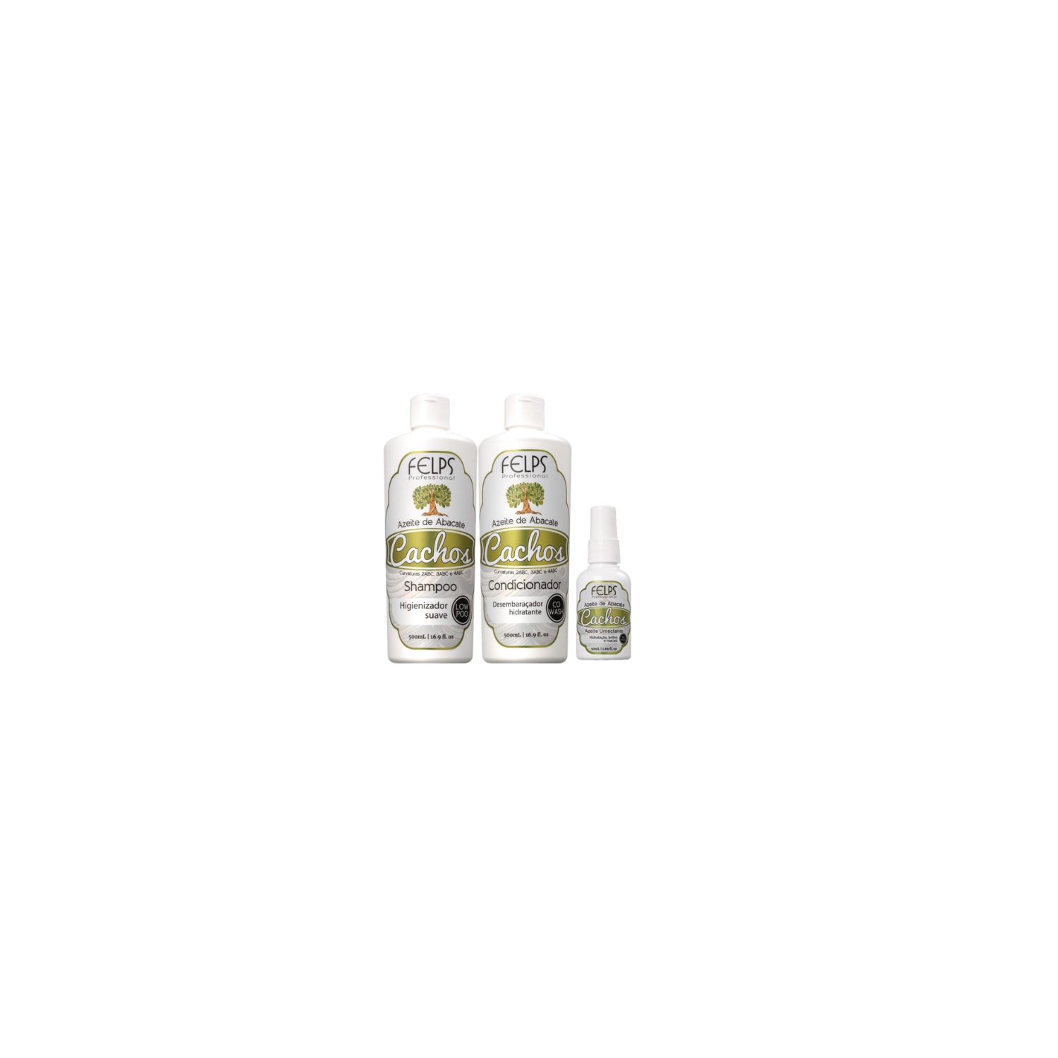 Shampoo + Condicionador + Óleo Umectante 50ml - Felps