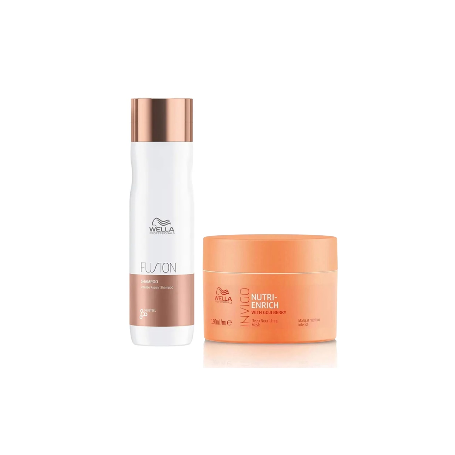 Kit Shampoo fusion 250ml e Máscara Invigo Nutri-Enrich 150ml