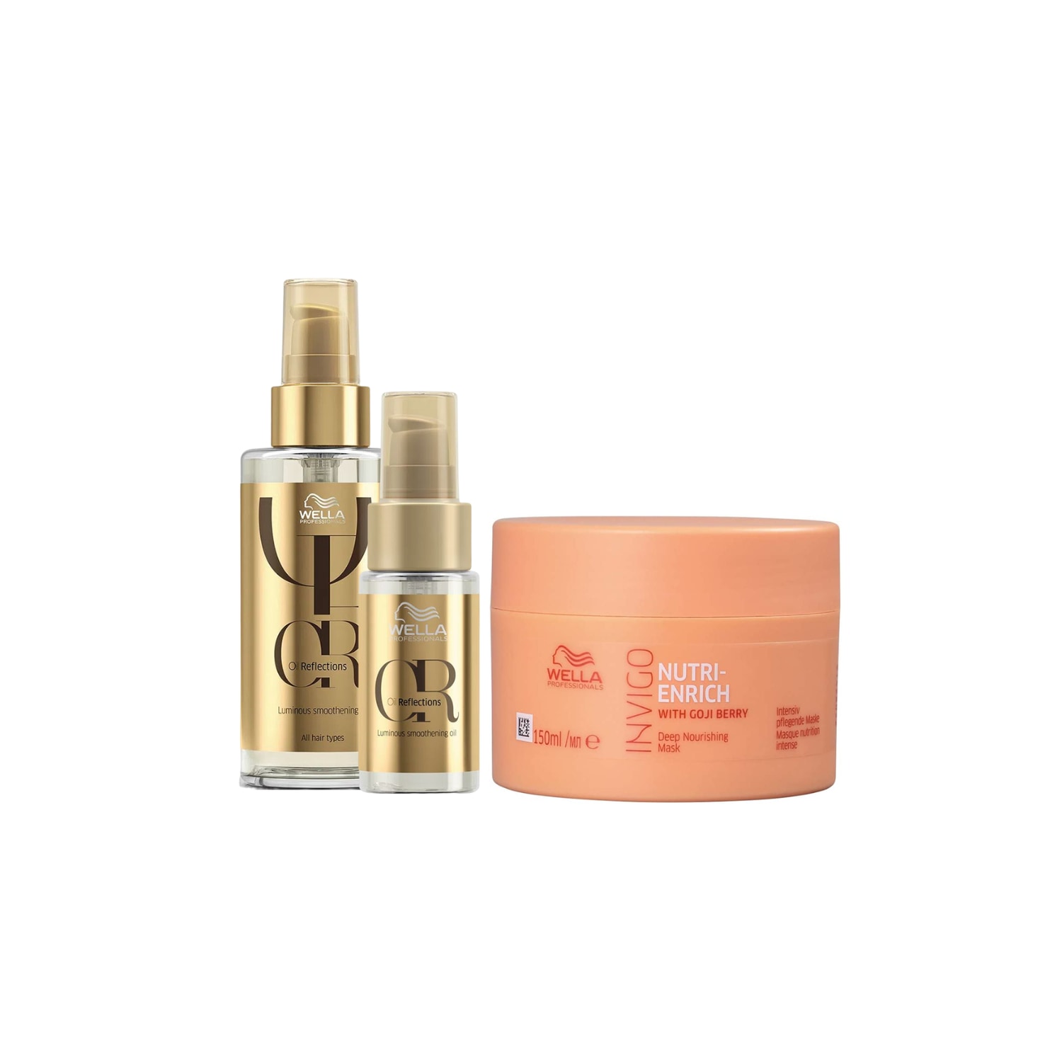 Kit Wella Professionals Nutri-Enrich Oil Reflections Triple Power (3 Produtos)