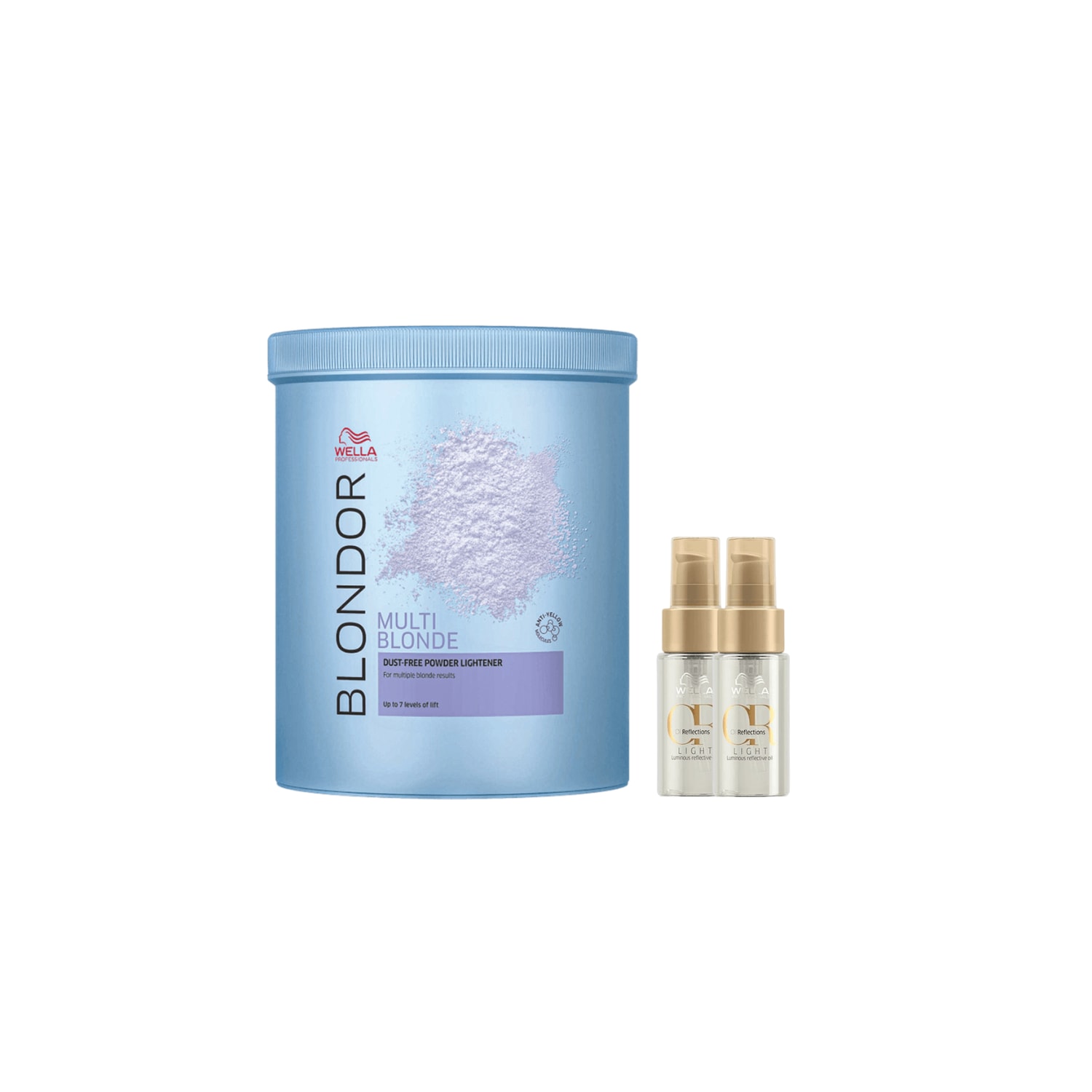 Kit Pó Descolorante Blondor 800g e 2 Oil Reflections Light