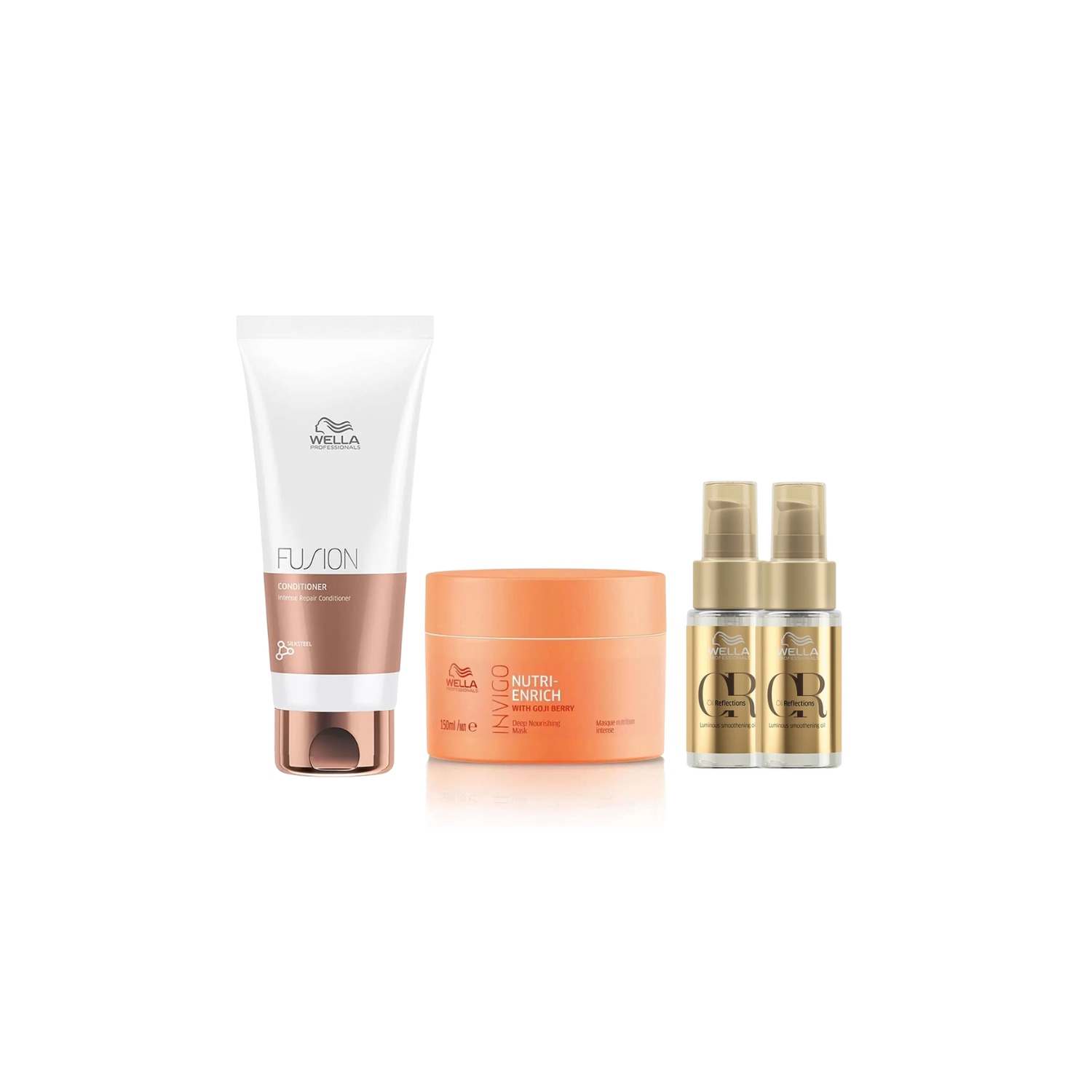 Kit Condicionador 250ml, Máscara Nutri-Enrich 150ml e Óleos