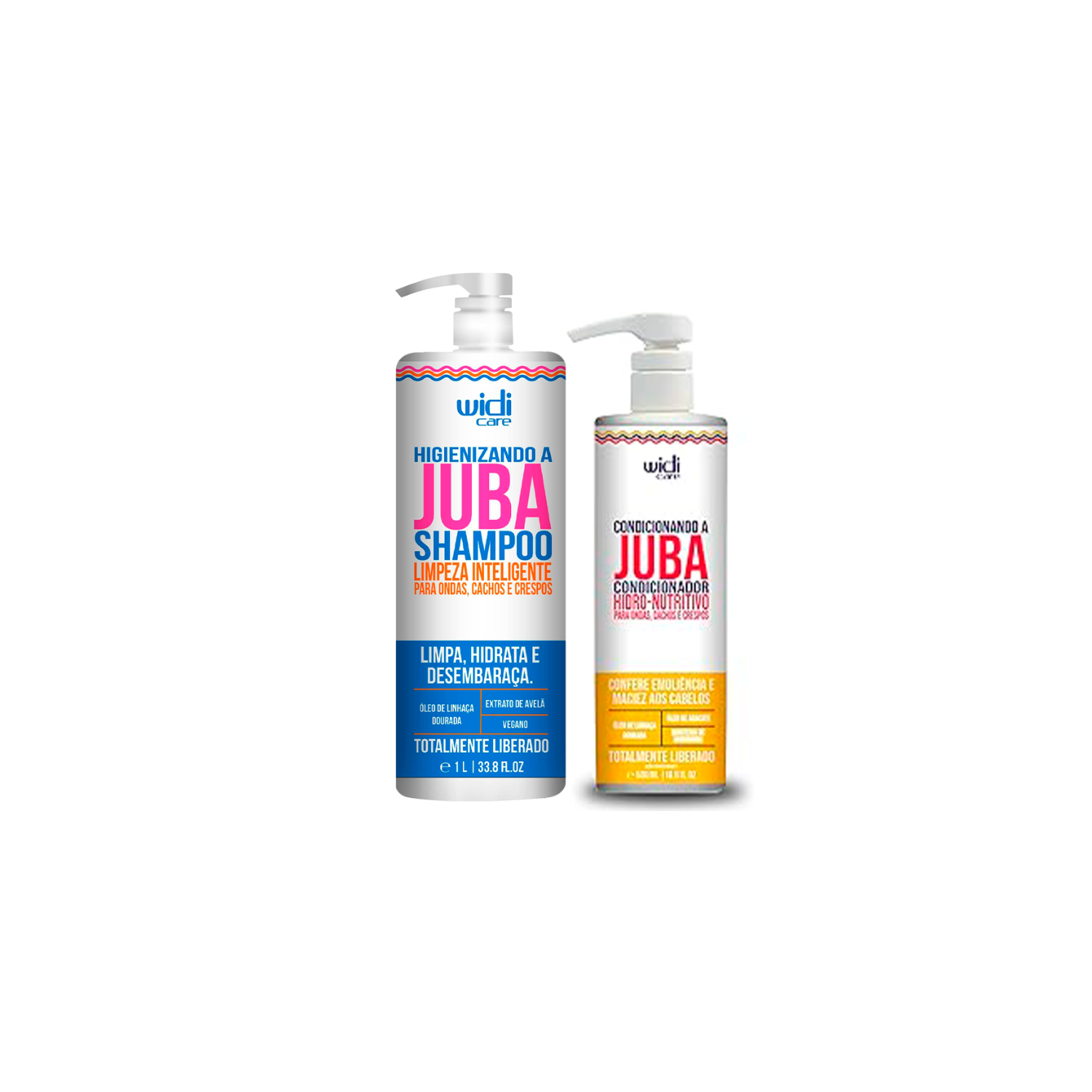 Kit Juba Shampoo 1L e Condicionador 500ml - Widi Care