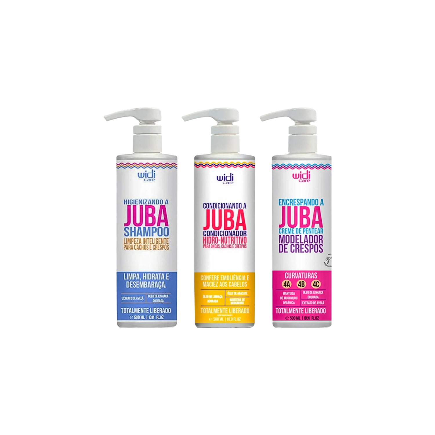 Kit Widi Care Juba Encrespando (3 Produtos)