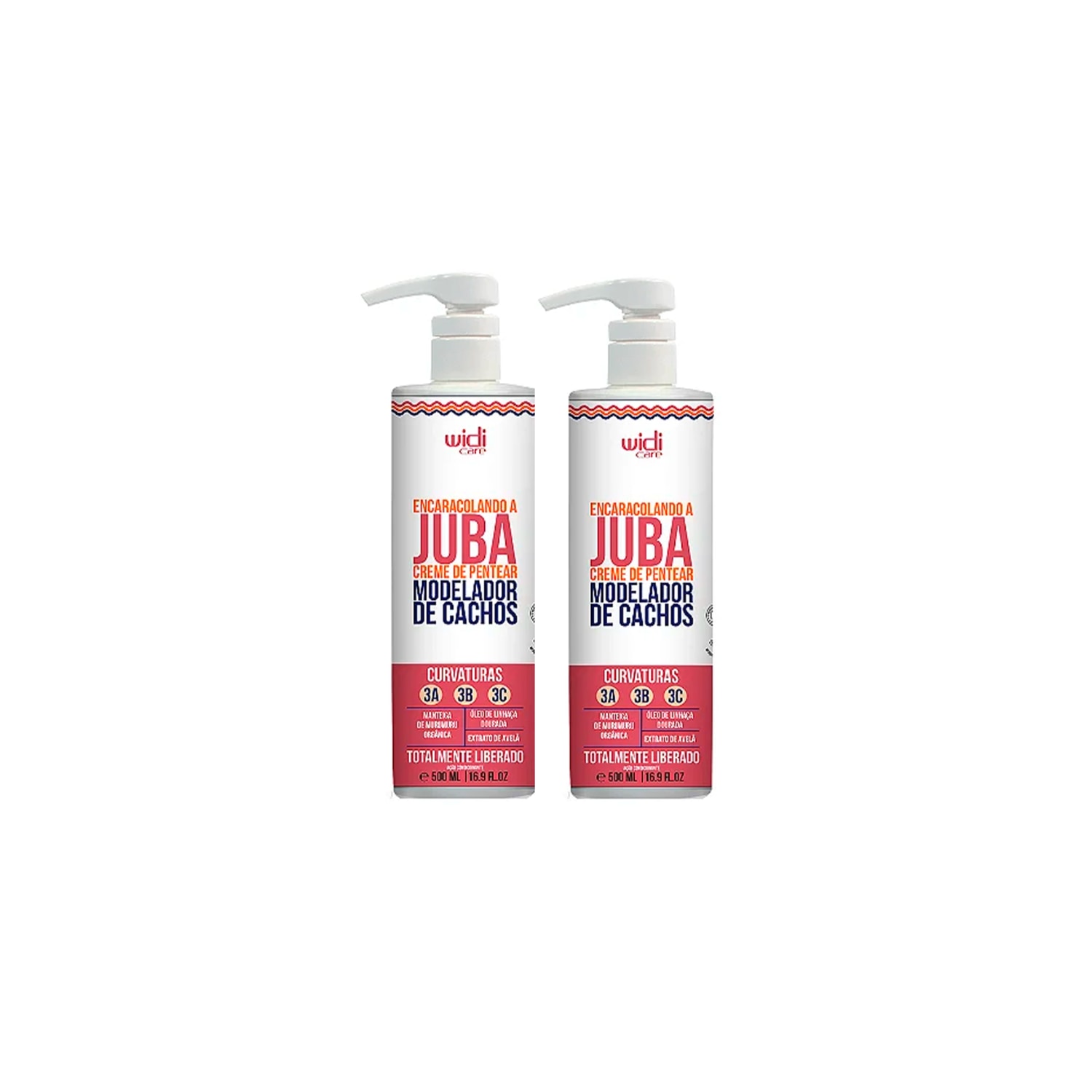Kit 2 Encaracolando a Juba Creme de Pentear 500ml - Widi Care