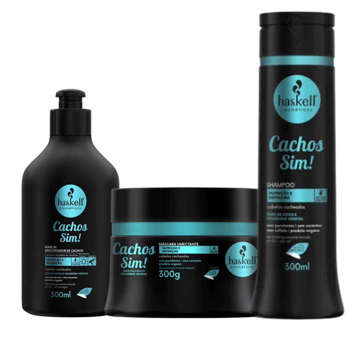 Kit Haskell Cachos Sim! Total shamp masc leav 300
