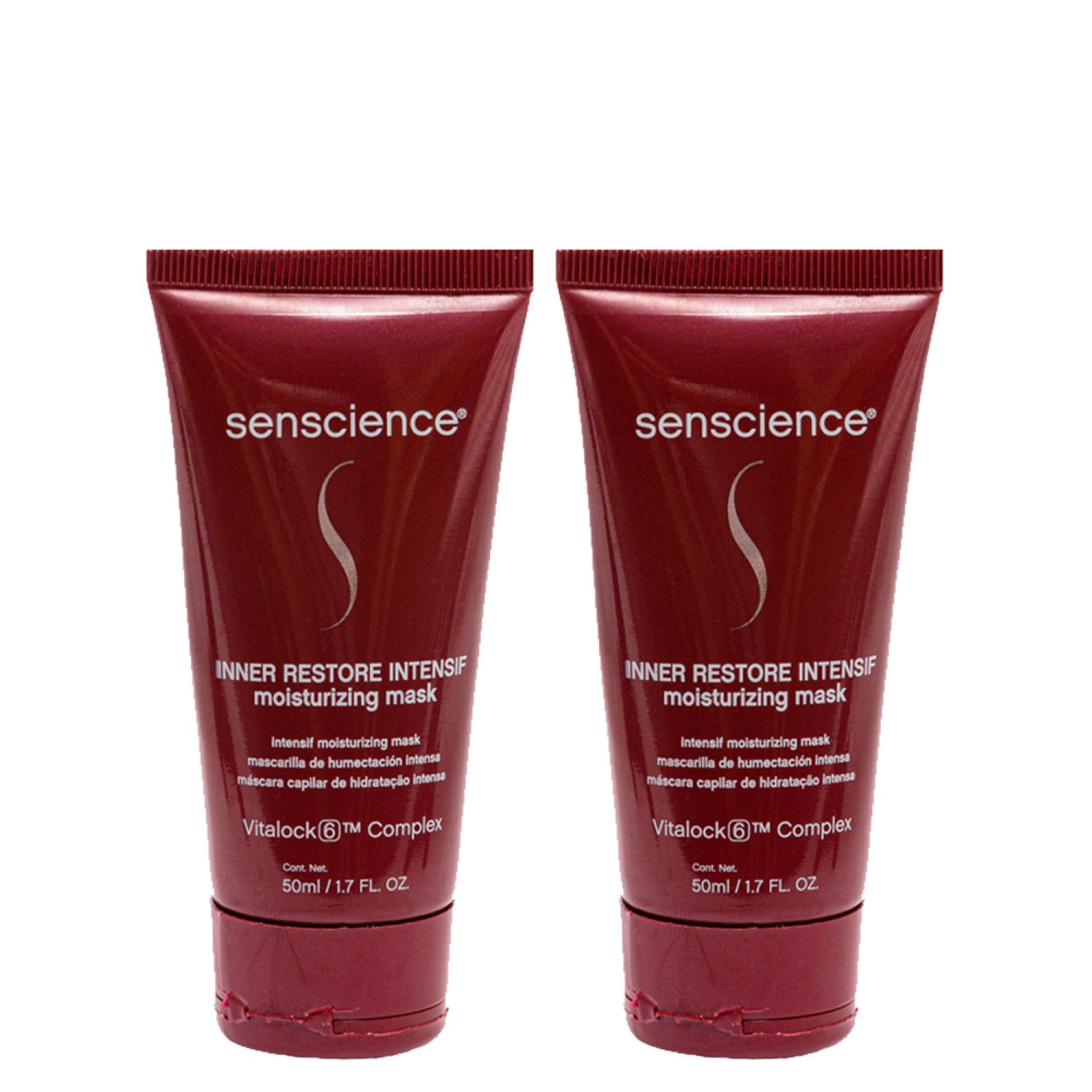 KIT SENSCIENCE INNER RESTORE INTENSIF MÁSCARA DE HIDRATAÇÃO 50ML - 2 UNIDADES