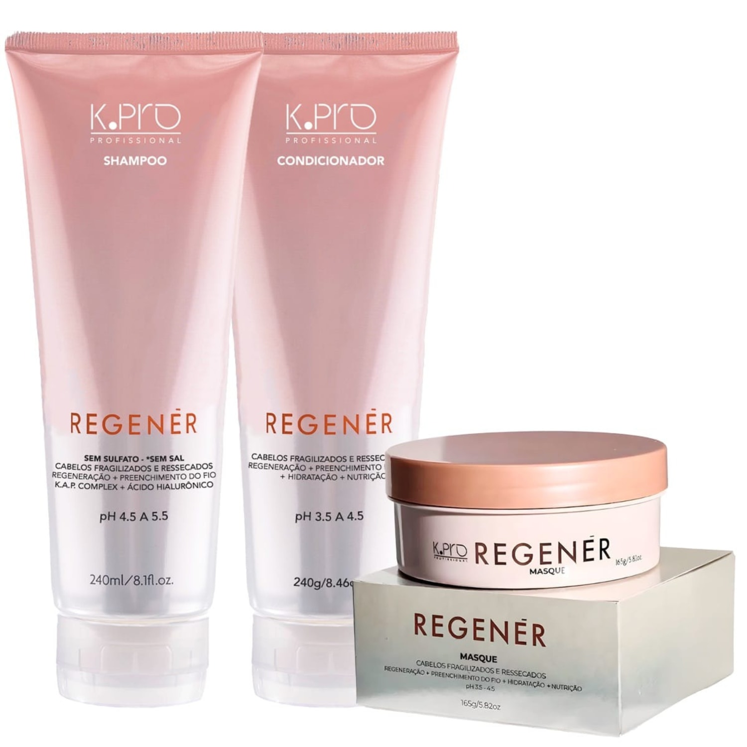 Kit K.Pro Regenér Complex Trio (3 Produtos)