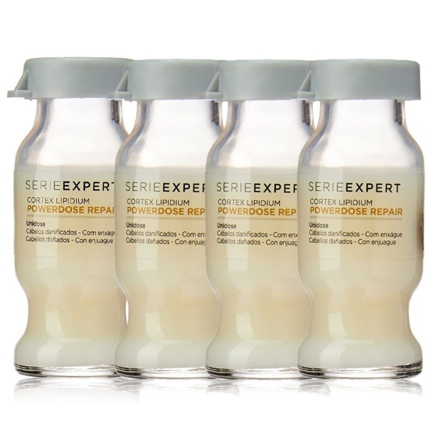 Kit L'Oréal Professionnel Serie Expert Cortex Lipidium Power Dose Repair - Ampola Capilar (4 Unidades)