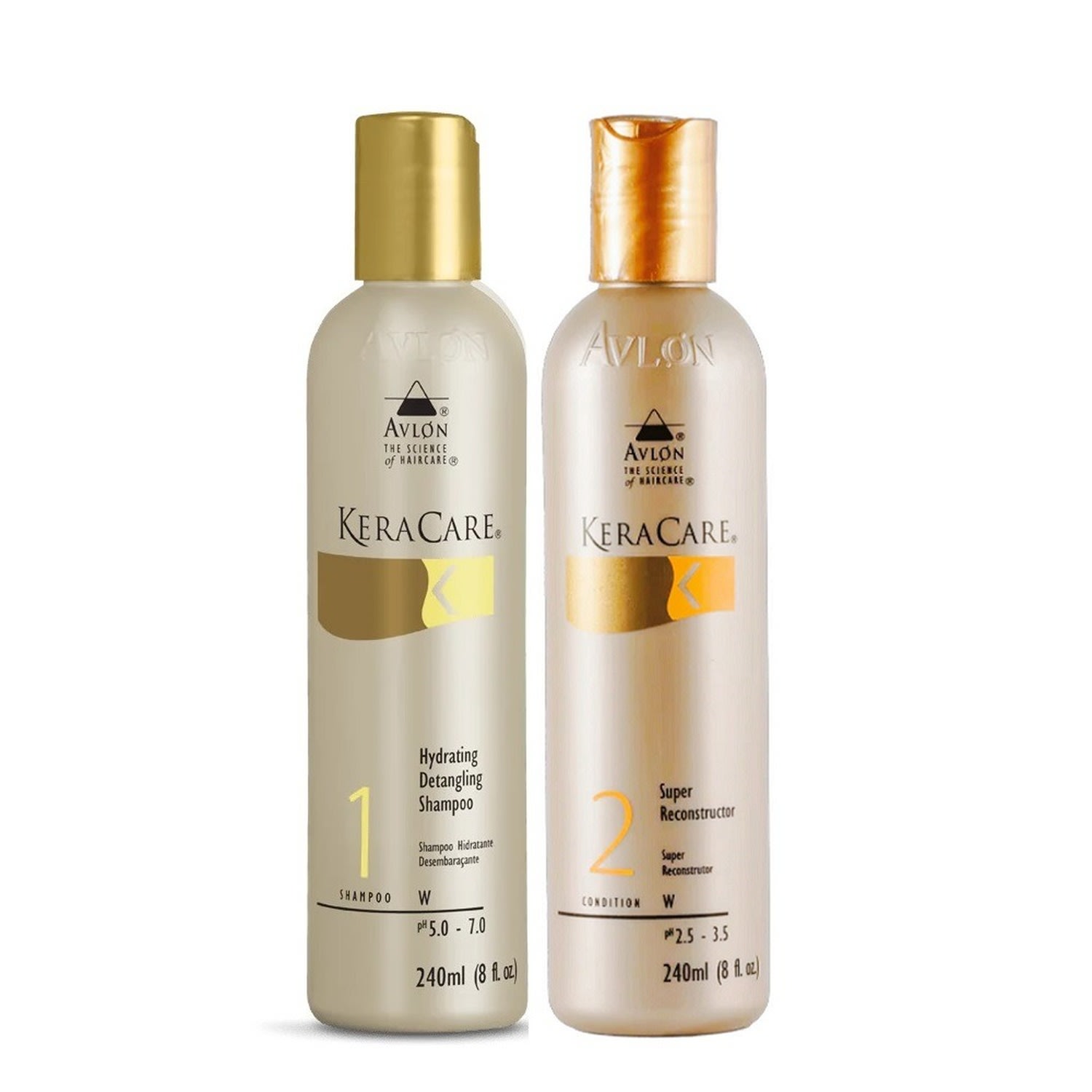 Kit Avlon KeraCare - Shampoo Hydrating 240ml + Super Reconstrutor 240ml