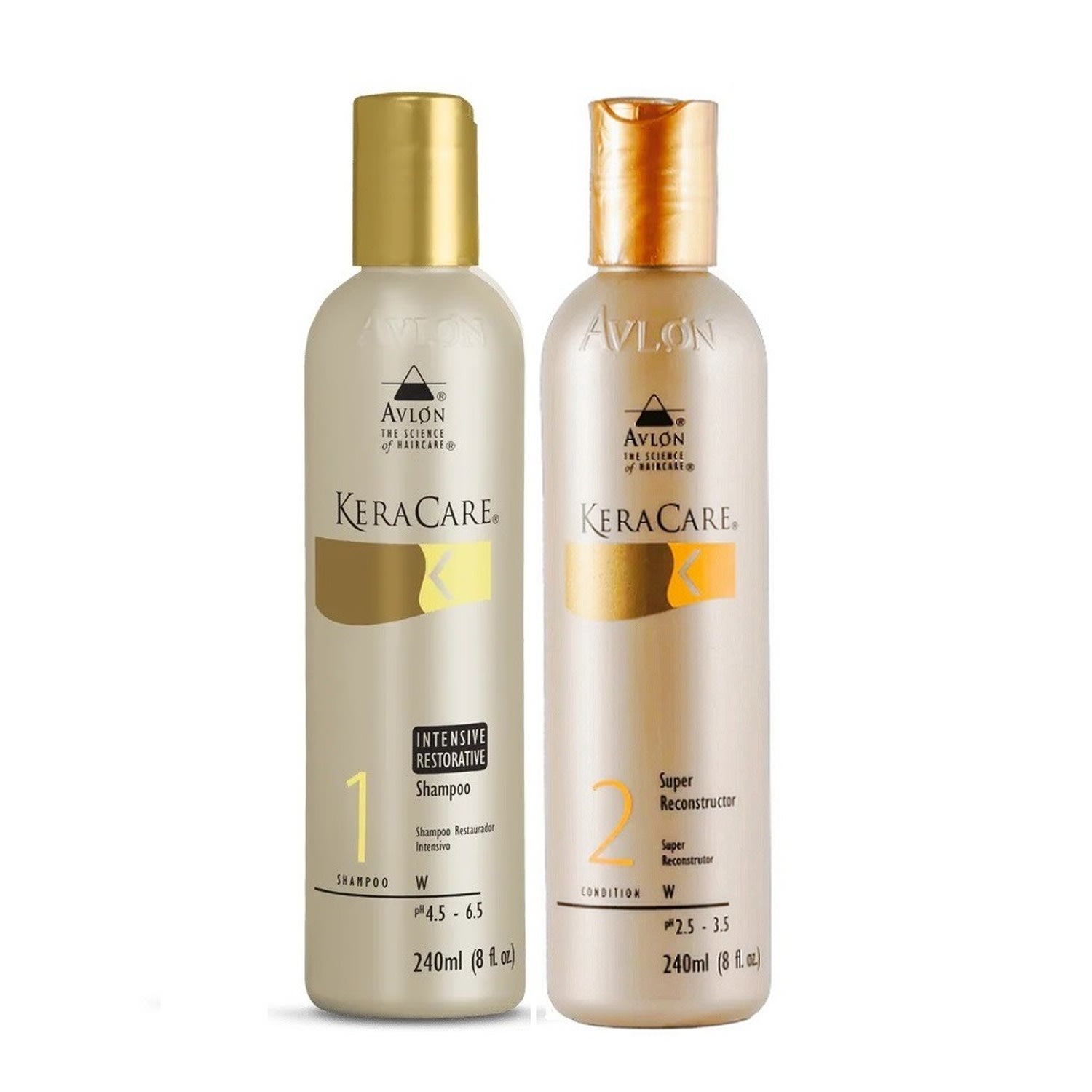 Kit Avlon KeraCare Intensive Restorative - Shampoo 240ml + Super Reconstrutor 240ml
