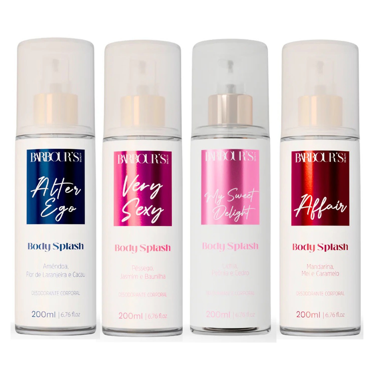 Kit Barbour's Beauty Affair + Alter Ego +Very Sexy + My Sweet Delight (4 Produtos)