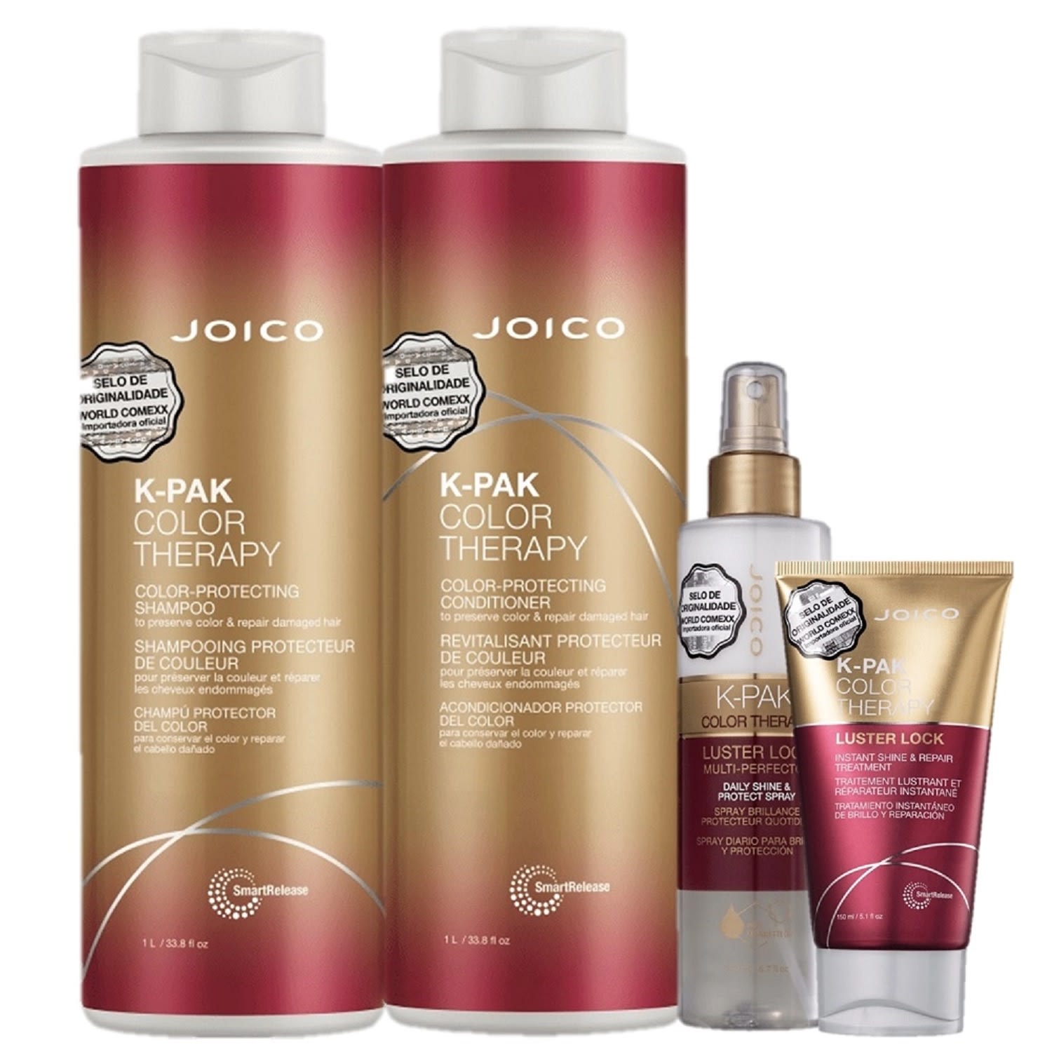Kit Joico K-PAK Color Therapy Manutenção e Hidratação da Cor (4 Produtos)