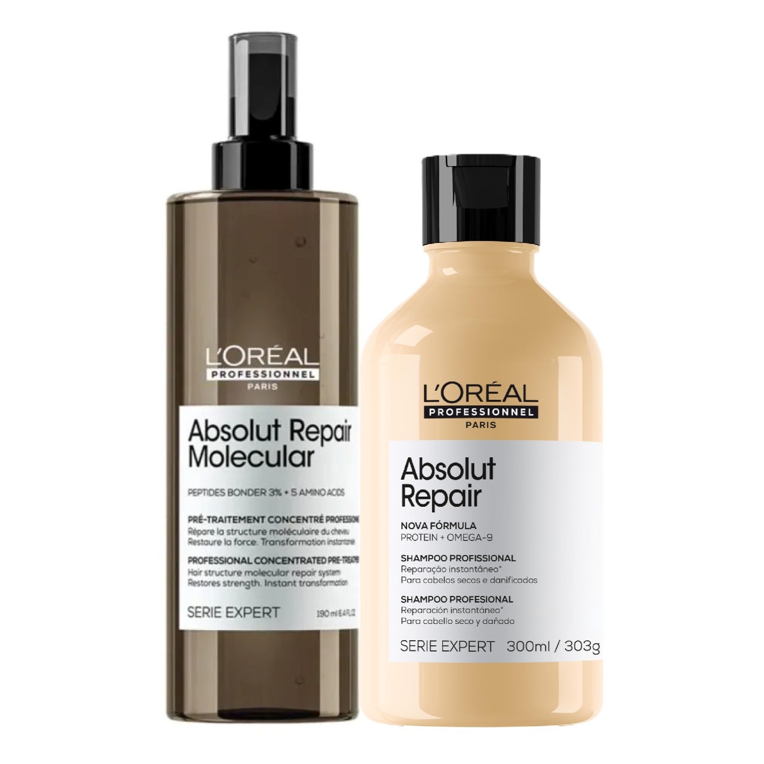Kit L'Oréal Professionnel Absolut Repair Molecular Reparação Duo (2 Produtos)