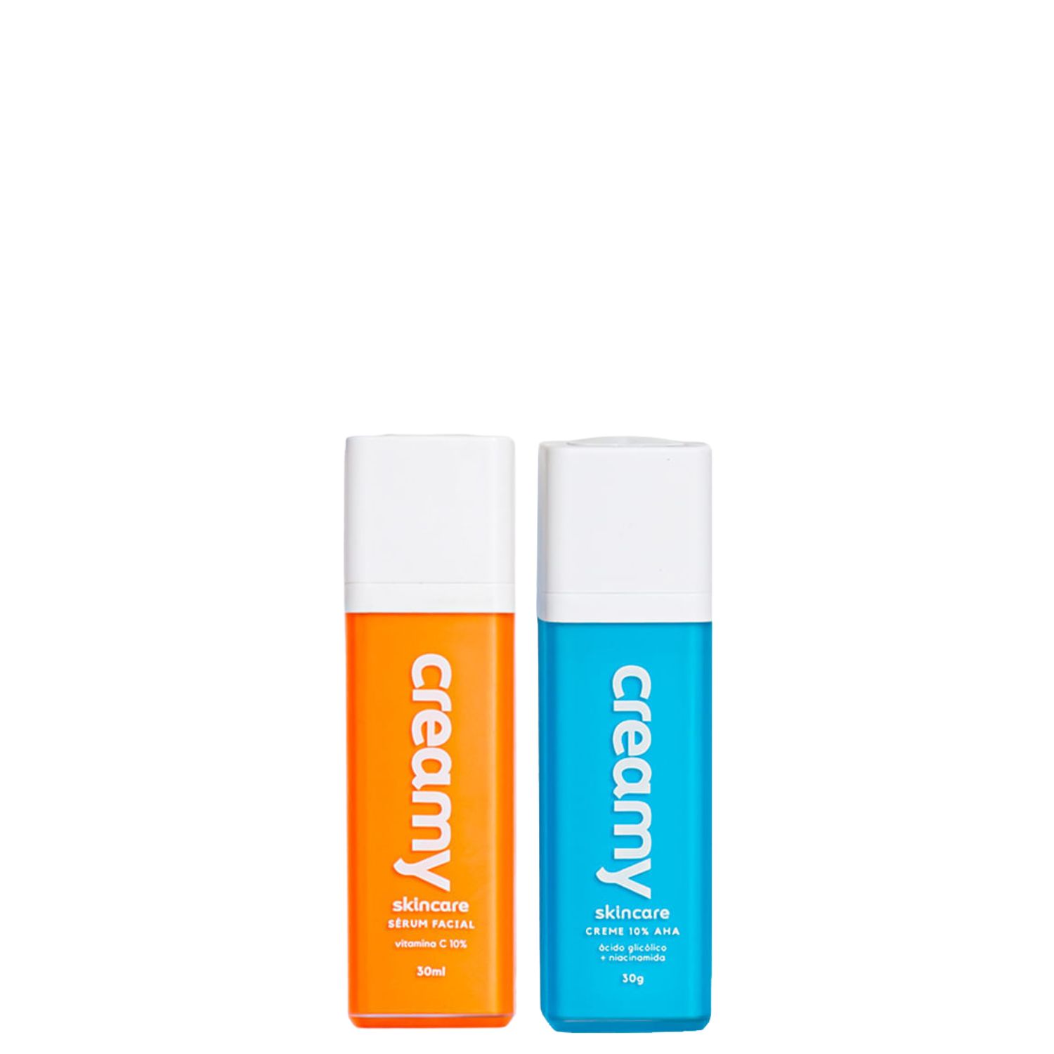 Kit Creamy Vitamina C + Glicólico Duo (2 Produtos)