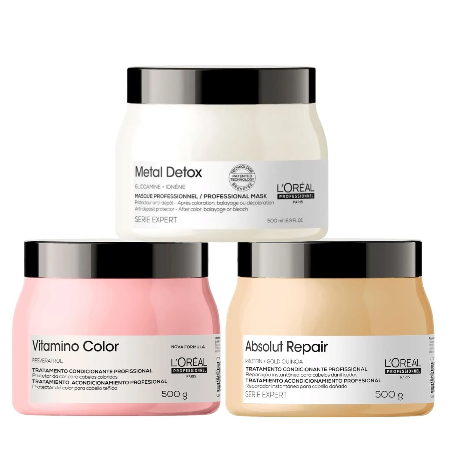 Kit L'Oréal Professionnel Reparação Total Salão (3 Produtos)