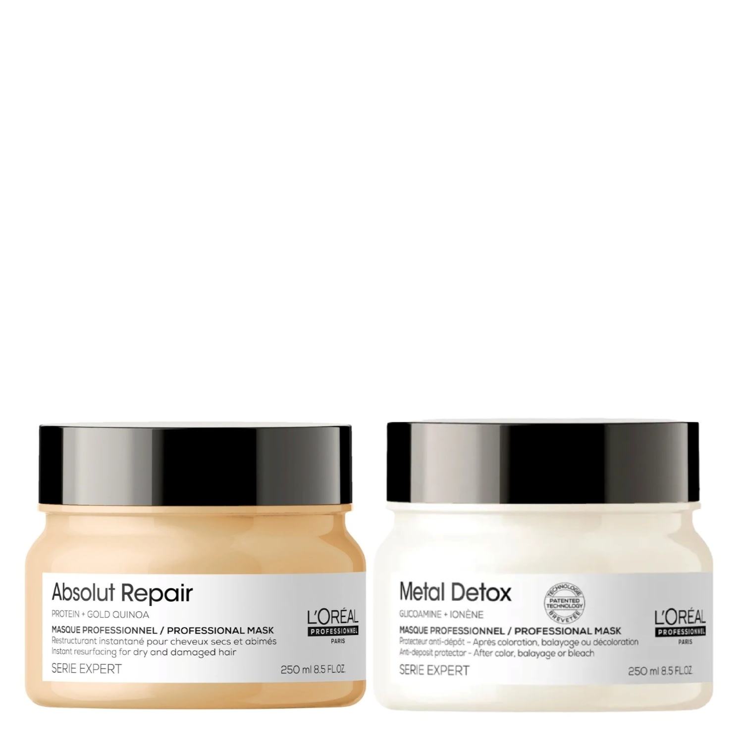Kit L'Oréal Professionnel Metal Detox + Absolut Repair Home Care (2 Produtos)
