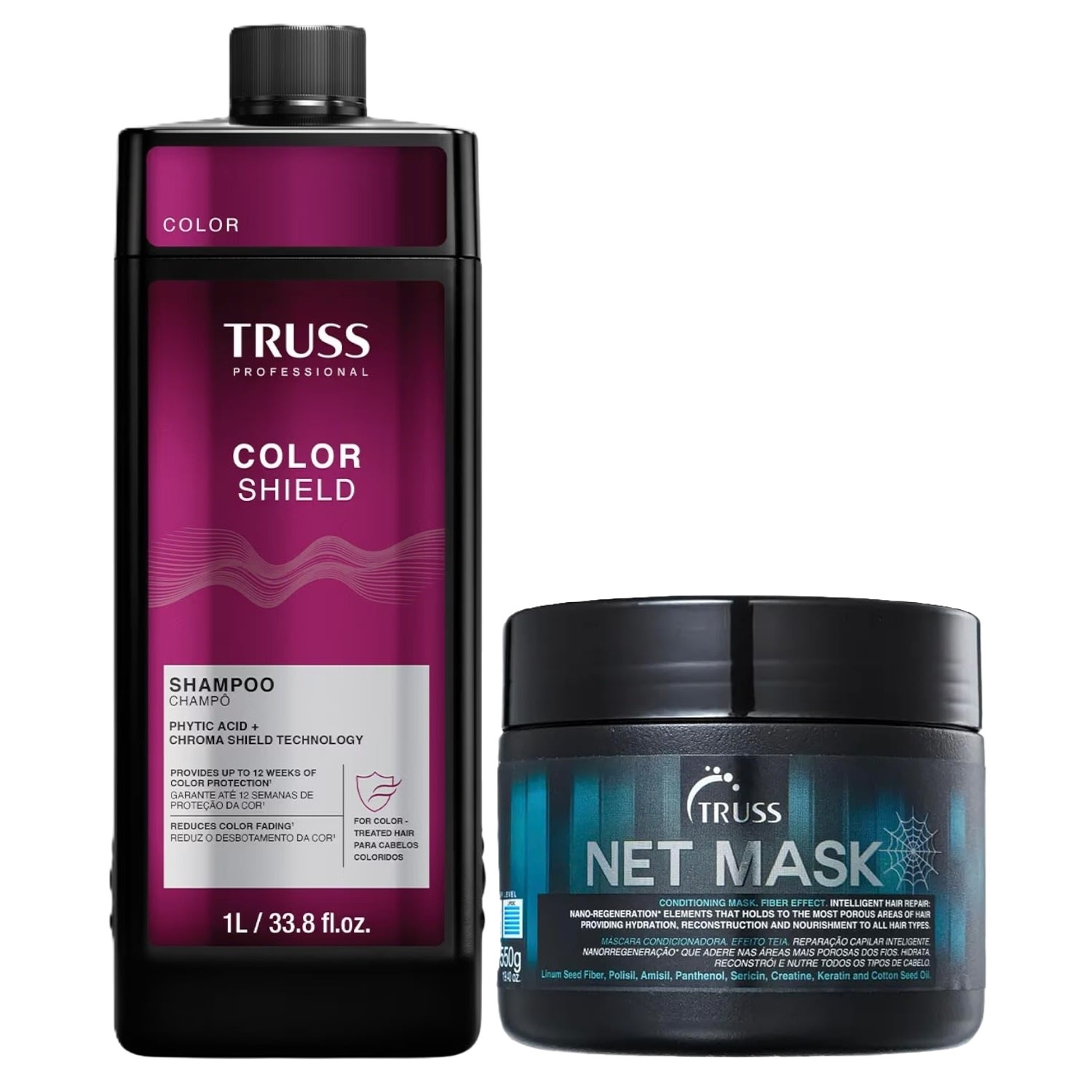 Kit Truss Color Shield - Shampoo 1L + Net Mask 550ml