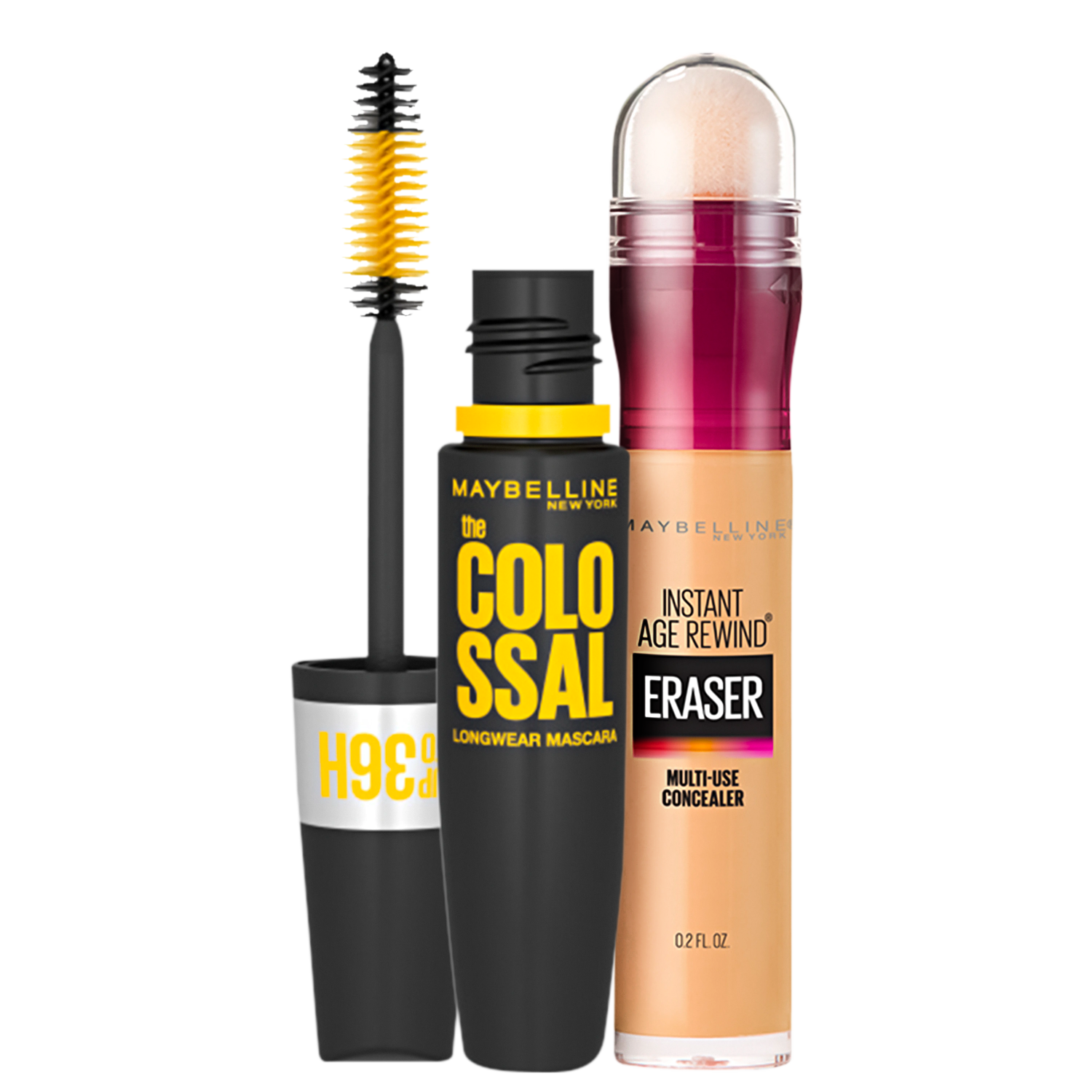 Kit Maybelline Colossal Rewind Eraser 122 Sand (2 Produtos)