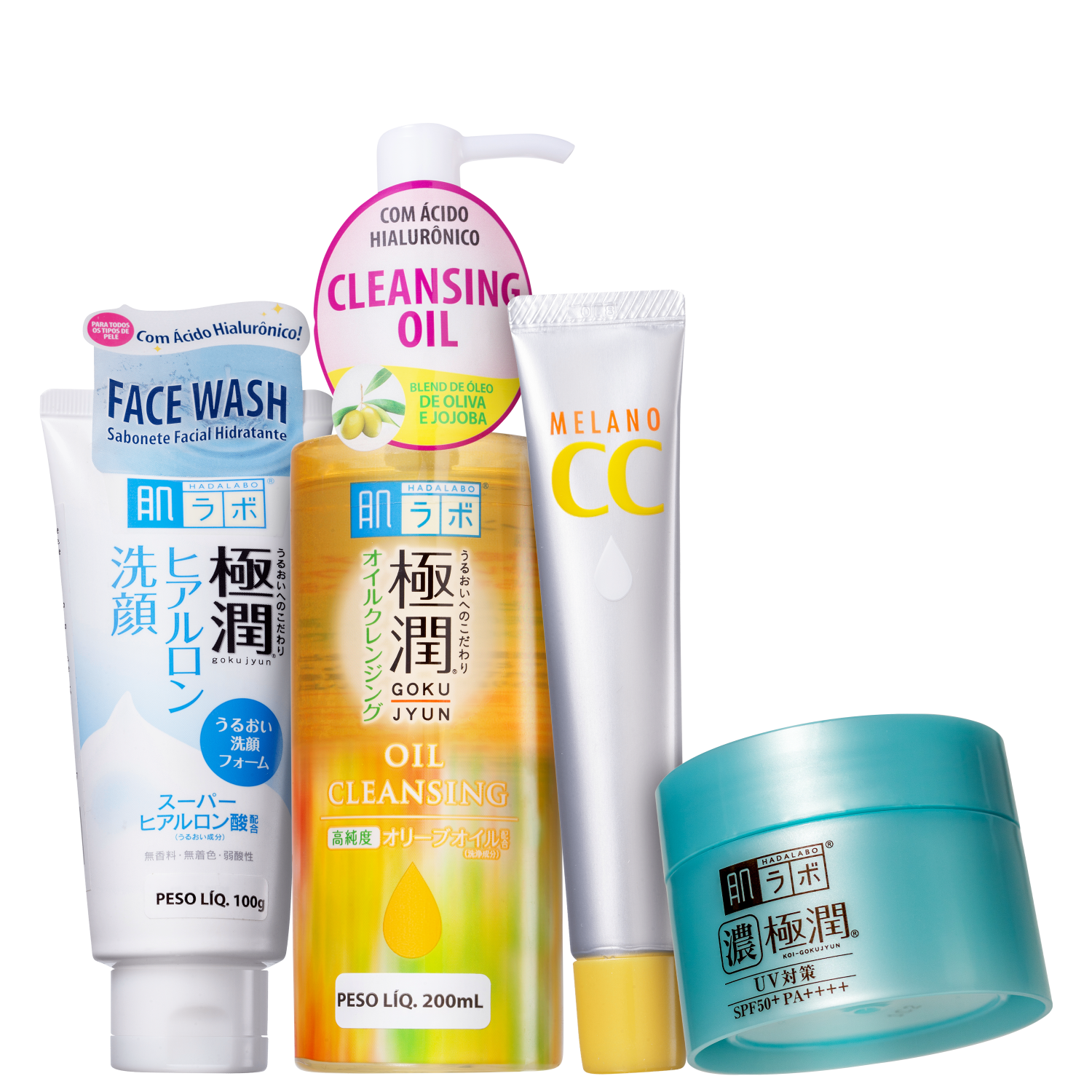 Kit Hada Labo Gokujyun Melano CC (4 Produtos)