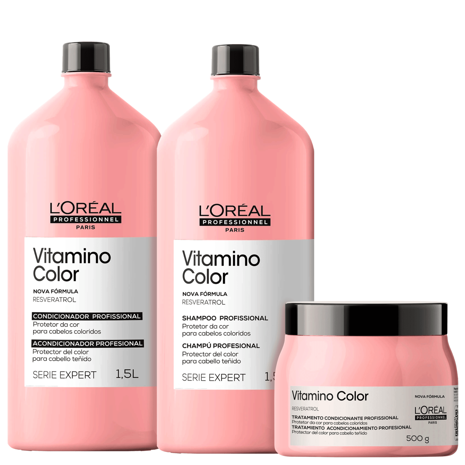 Kit L'Oréal Professionnel Serie Expert Vitamino Color Salon Trio (3 Produtos)