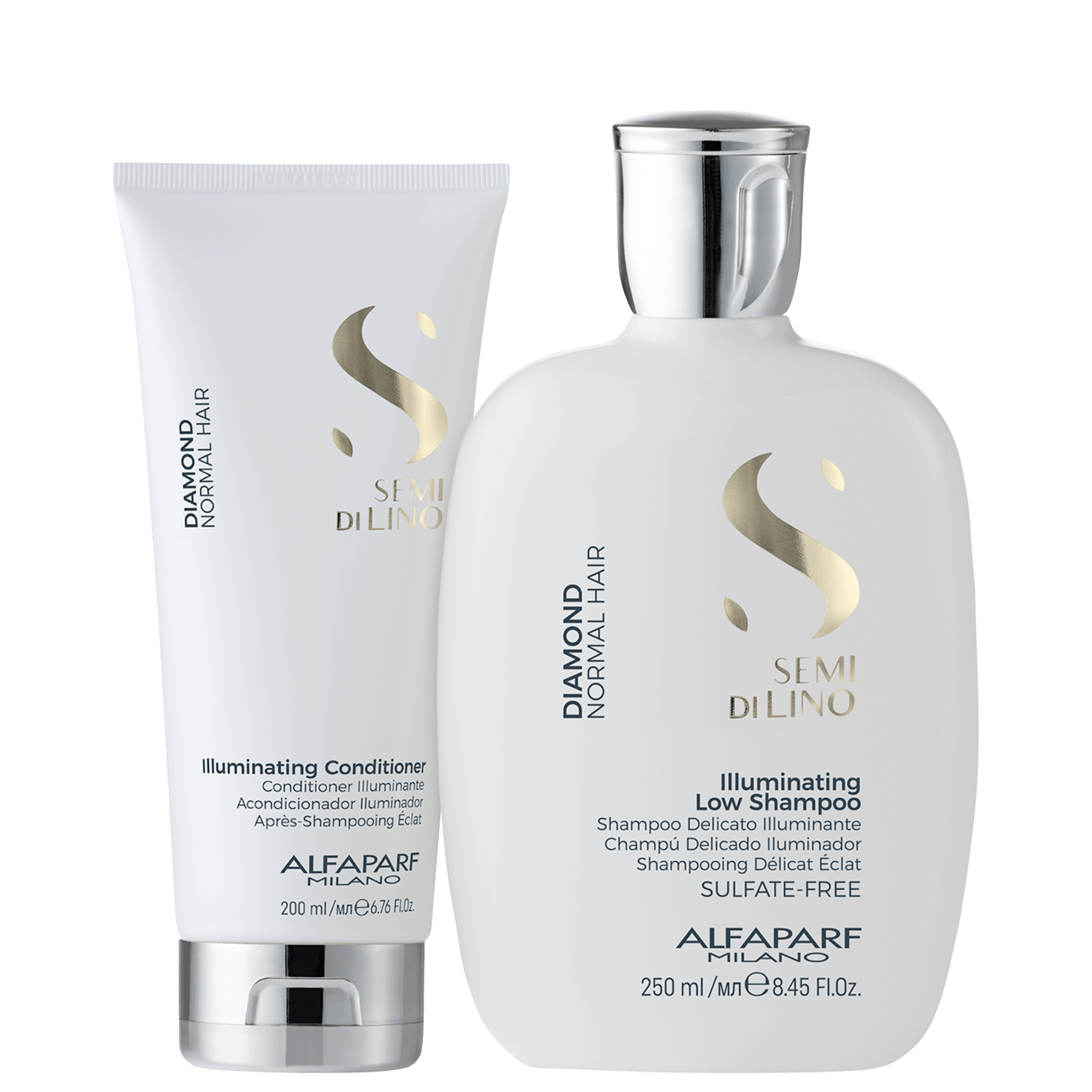Kit Alfaparf Semi Di Lino Diamond (2 Produtos)