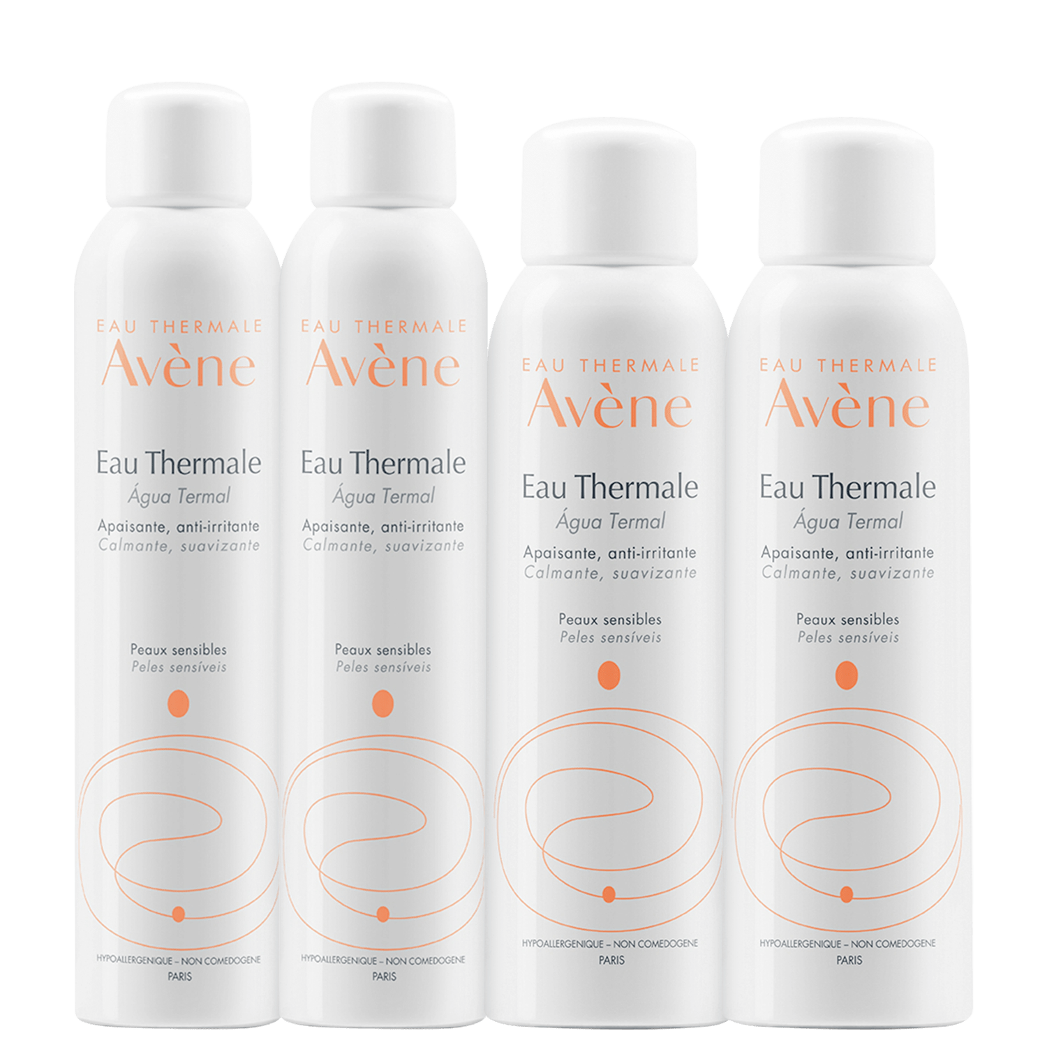 Kit Avène Eau Thermale Peaux Sensibles (4 Produtos)