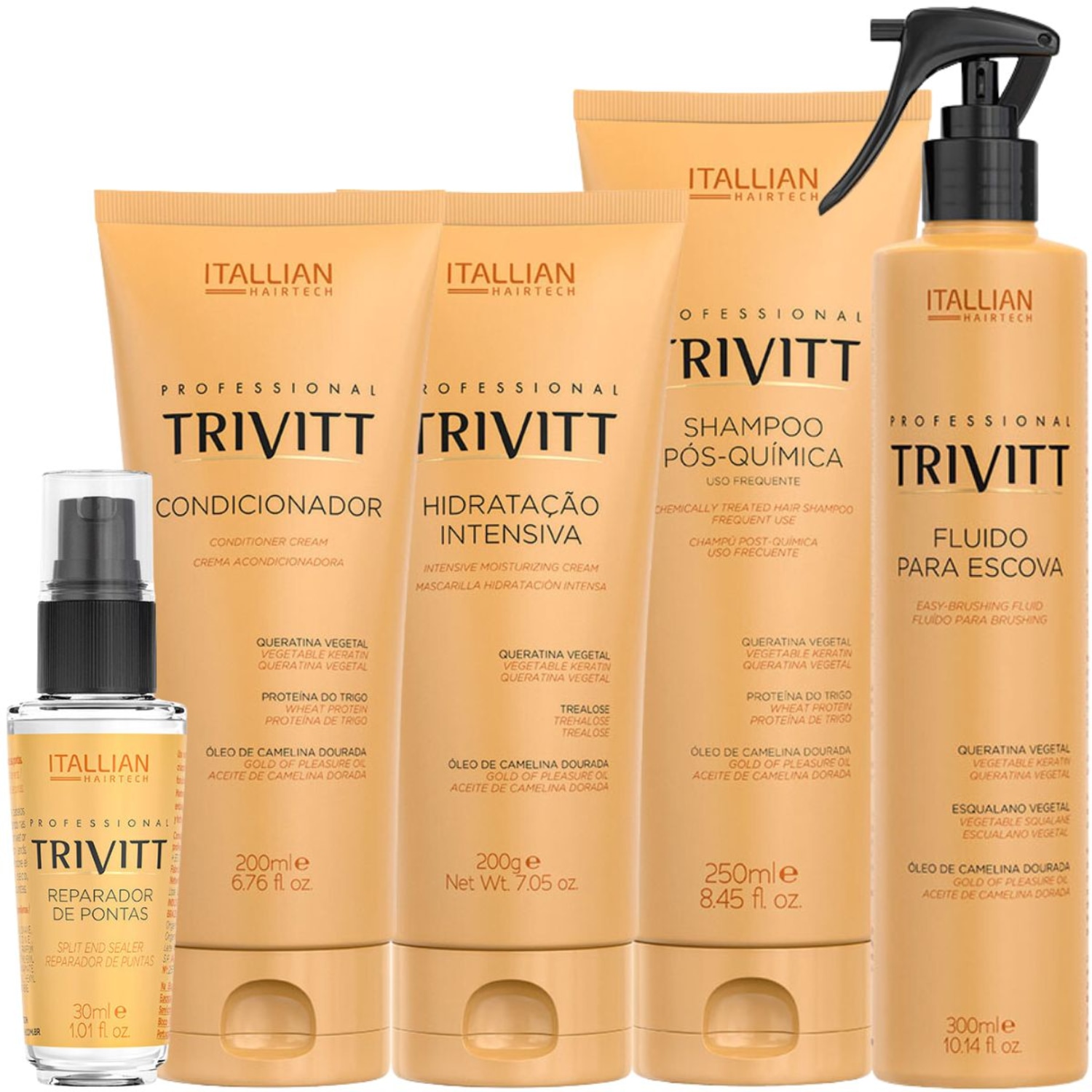 Kit Trivitt Hidratação Home Care com Fluido e Reparador