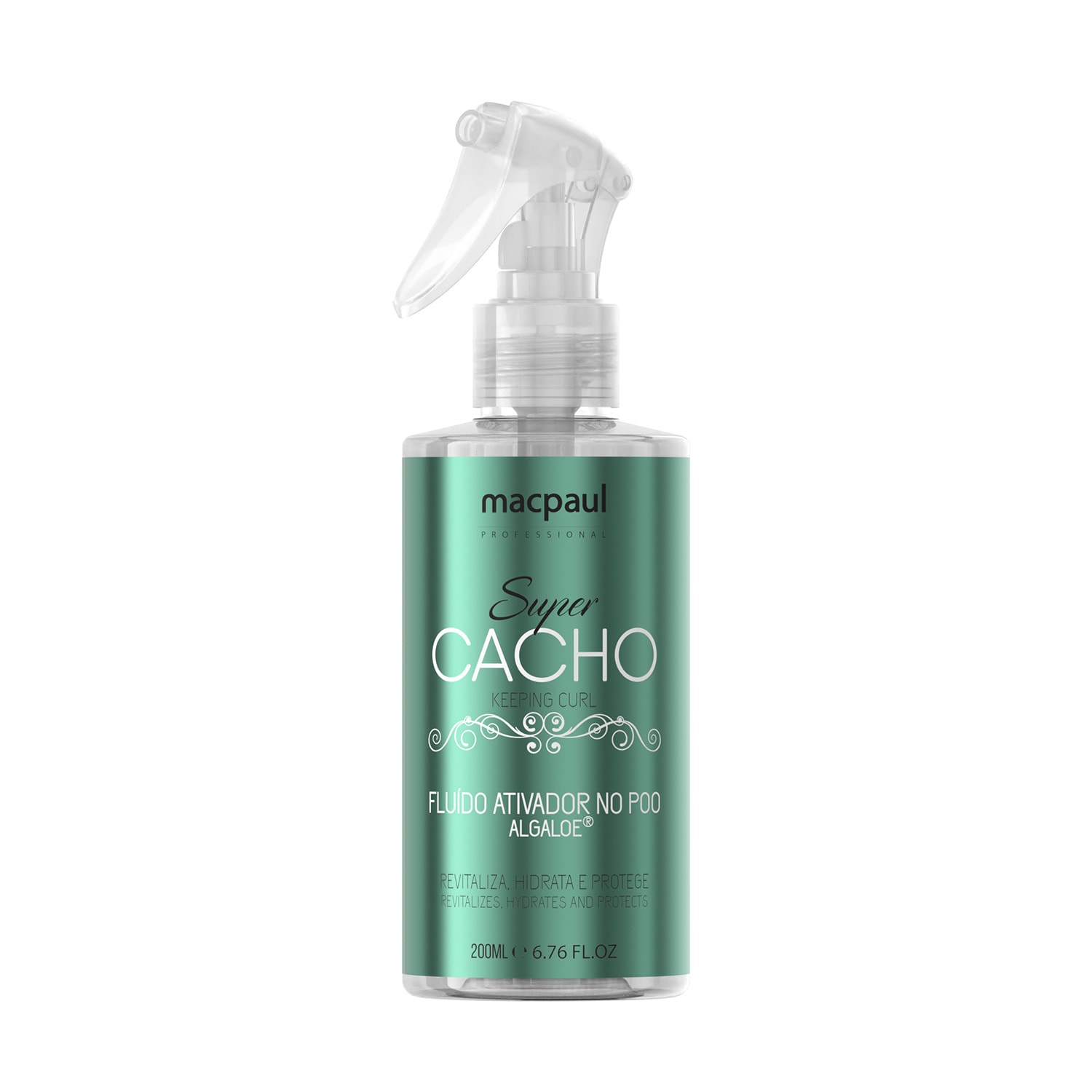 Fluido Capilar Ativador de Cachos Super Cacho No Poo - 200ml