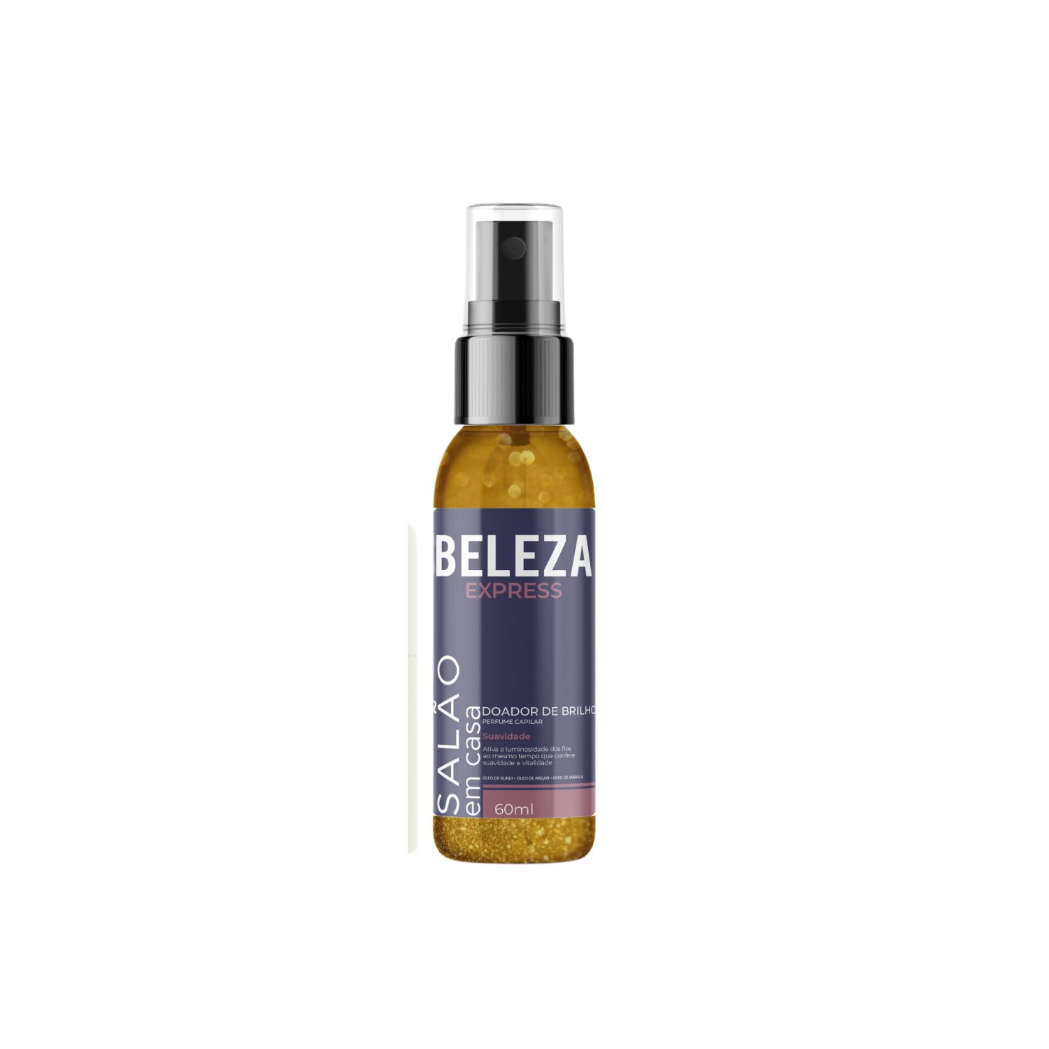 Spray Doador de Brilho e Perfume Capilar linha Cabelo de Salão em Casa Beleza Express 60ML