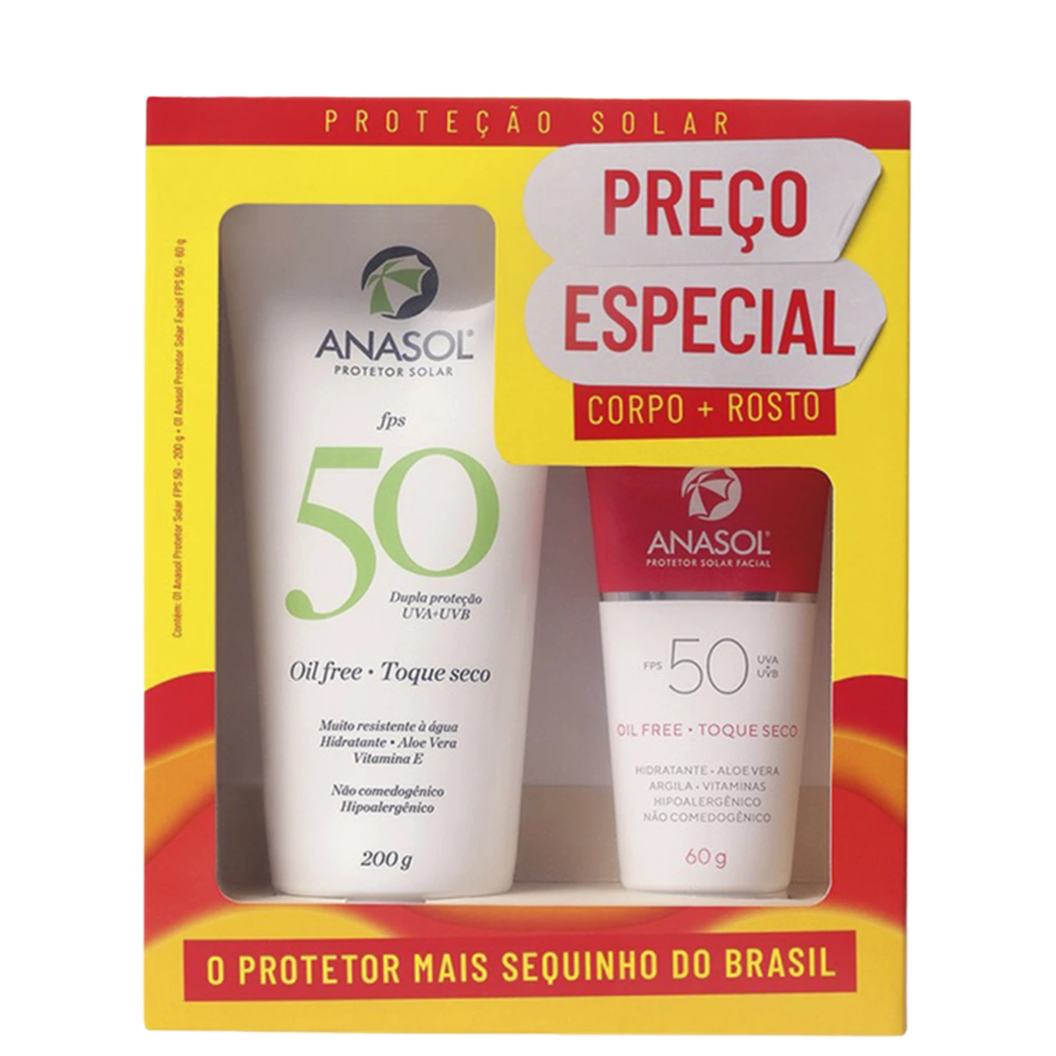 Kit Anasol Proteção Solar Duo (2 Produtos)