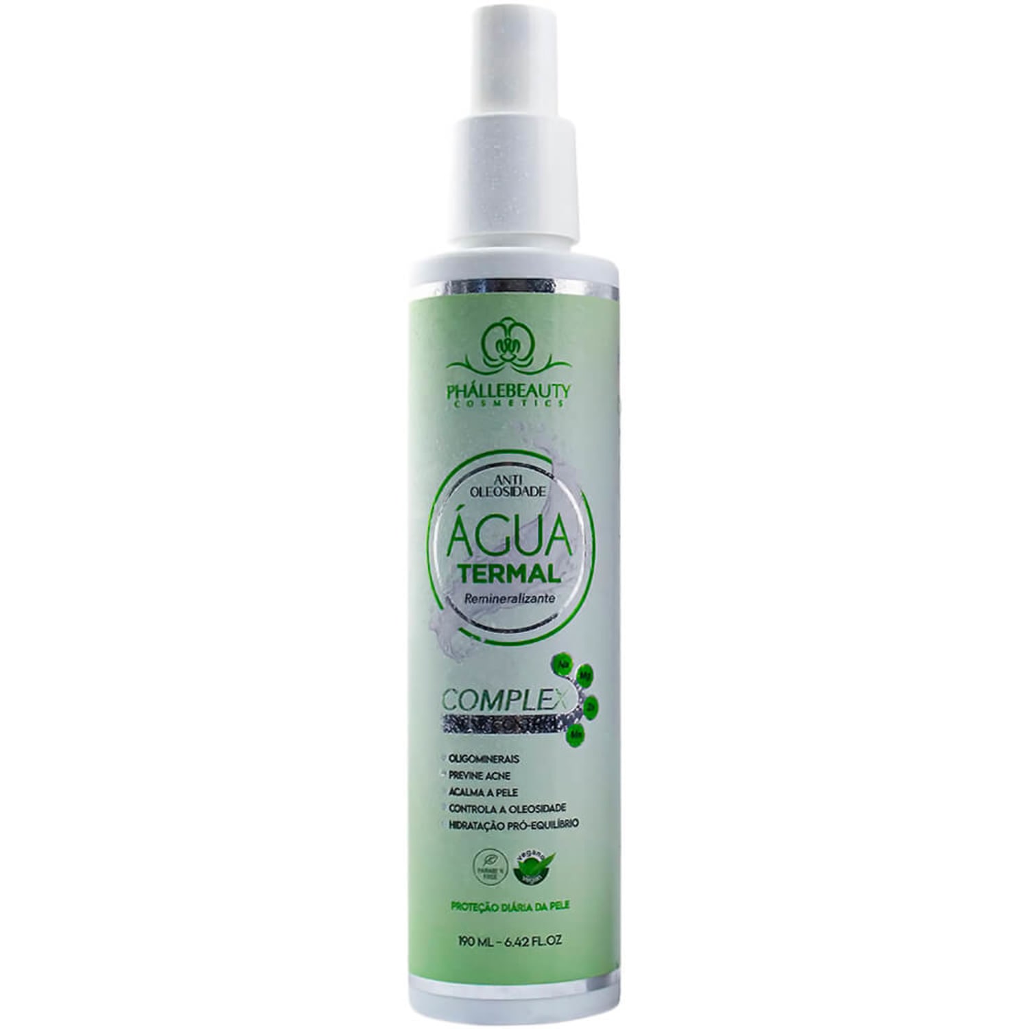 Phállebeauty Antioleosidade - Água Termal Remineralizante Controle da Acne 190ml