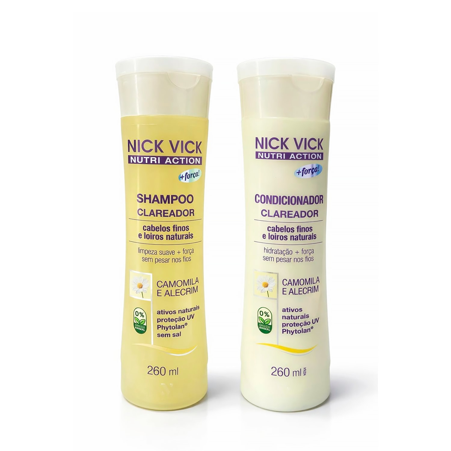 KIT CLAREADOR NICK VICK NUTRI SHAMPOO E CONDICIONADOR