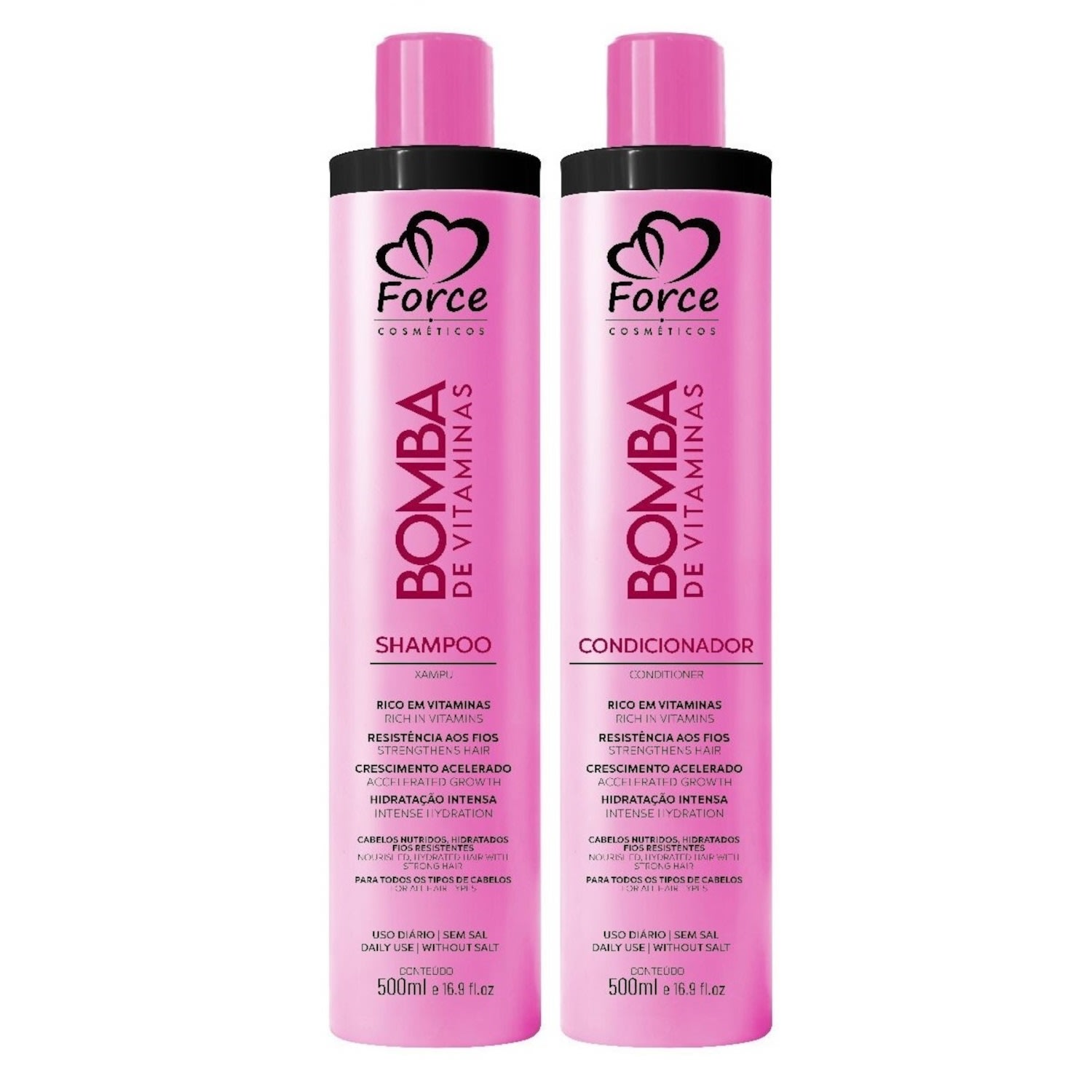 Kit Force Cosméticos Bomba de Vitaminas (2 Produtos)