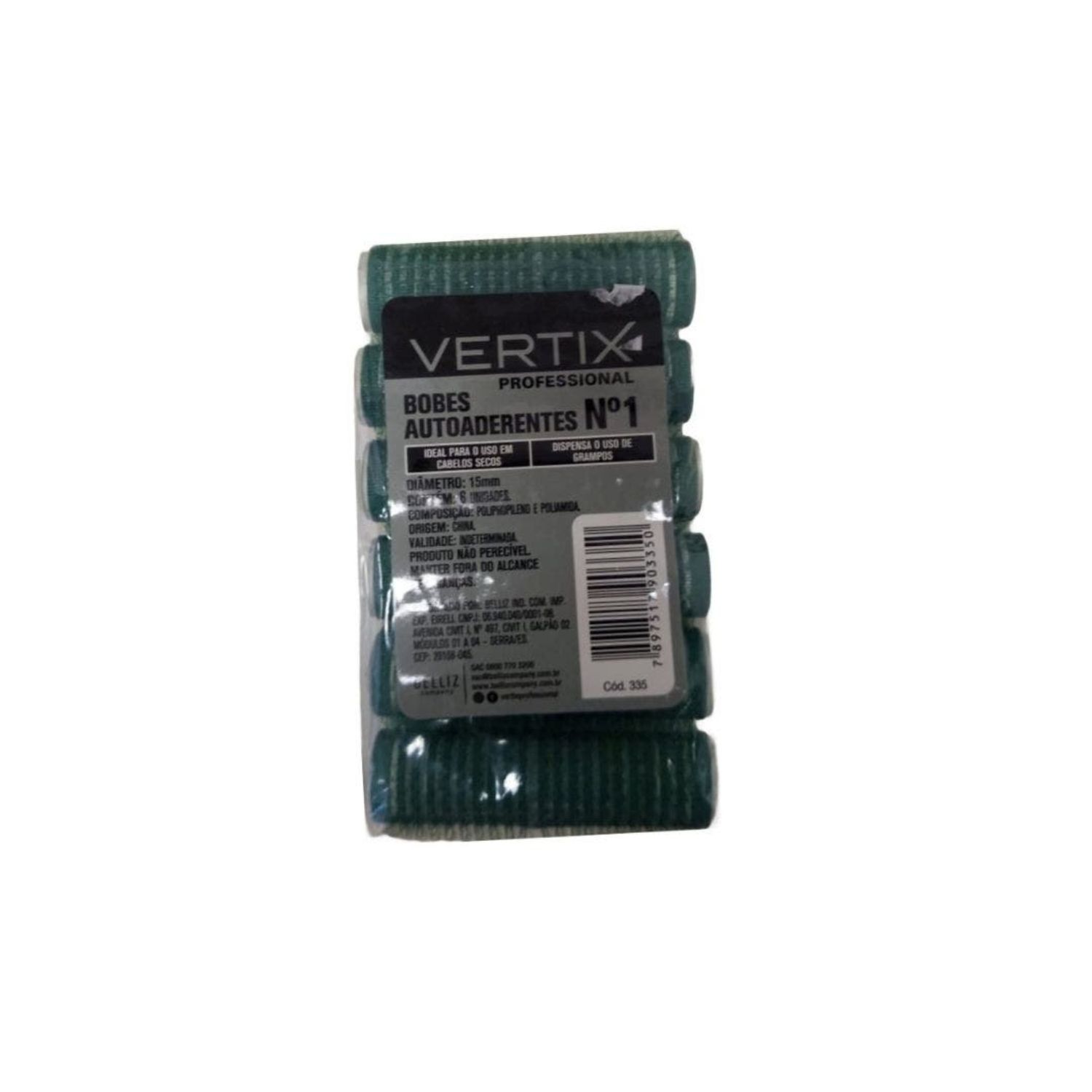 Vertix Nº1 Velcro - Bobes de Cabelo (6 Unidades)