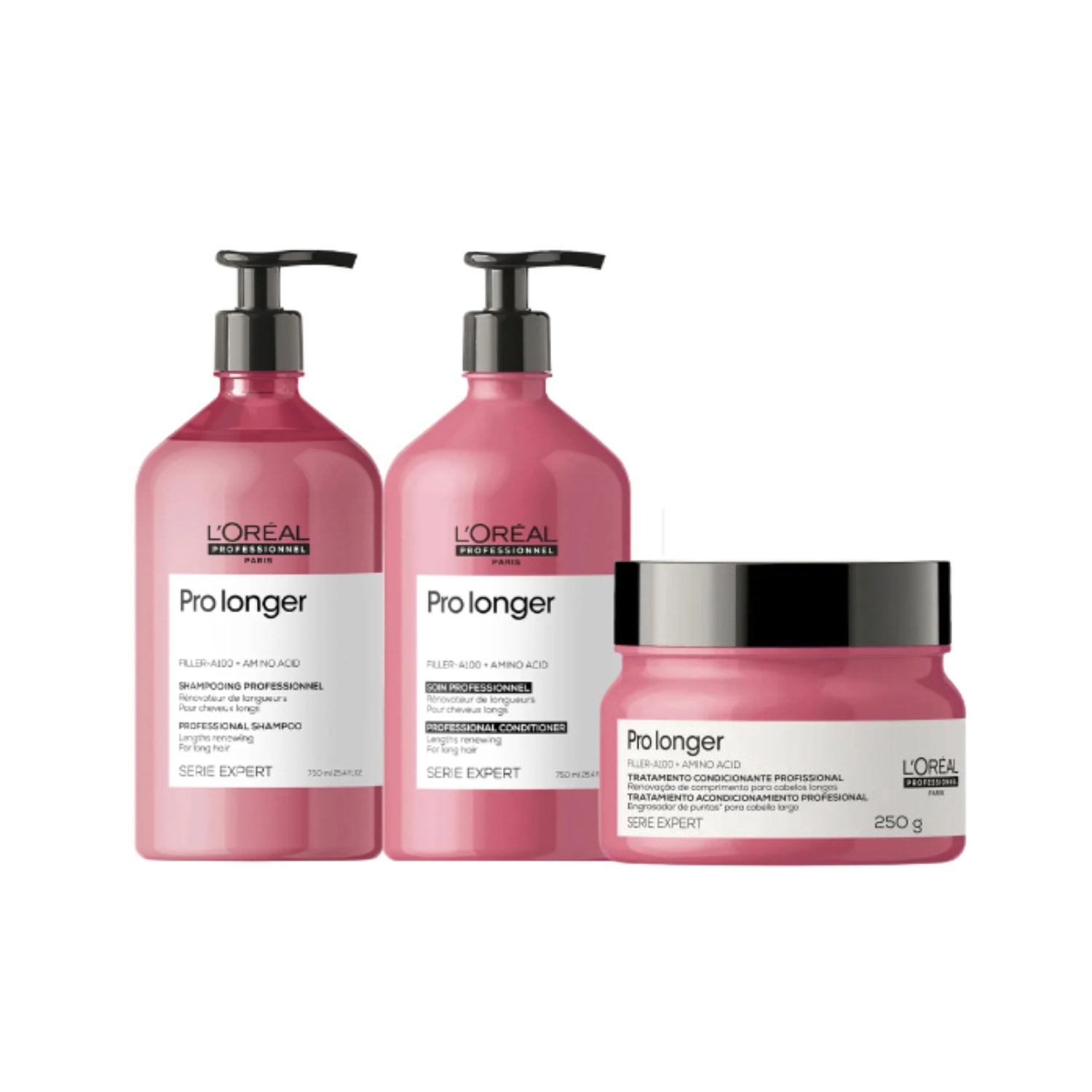 Kit L'Oréal Professionnel Serie Expert Pro Longer Triplo Care (3 Produtos)