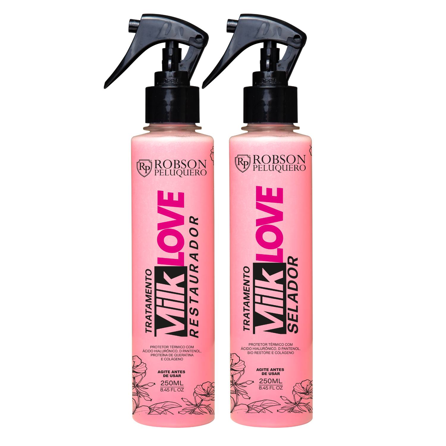 Kit Milk Love Robson Peluquero Rp Selador + Restaurador