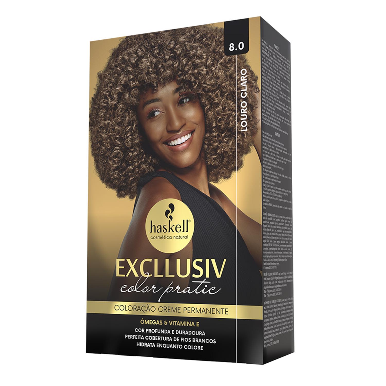 Excllusiv Color Pratic - Kit Coloração 8.0 Louro Claro
