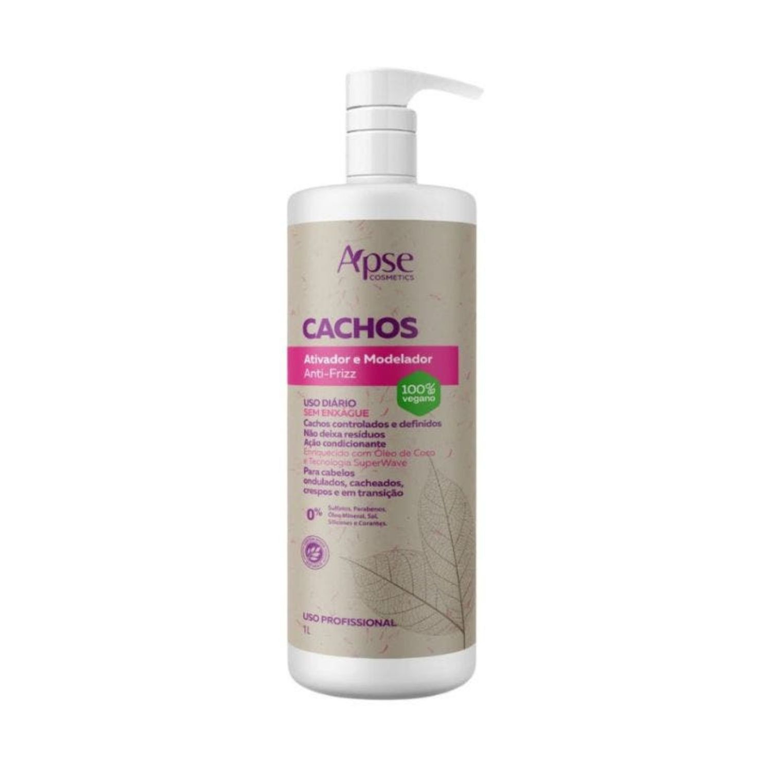 Apse Cosmetics Cachos - Ativador e Modelador de Cachos 1L